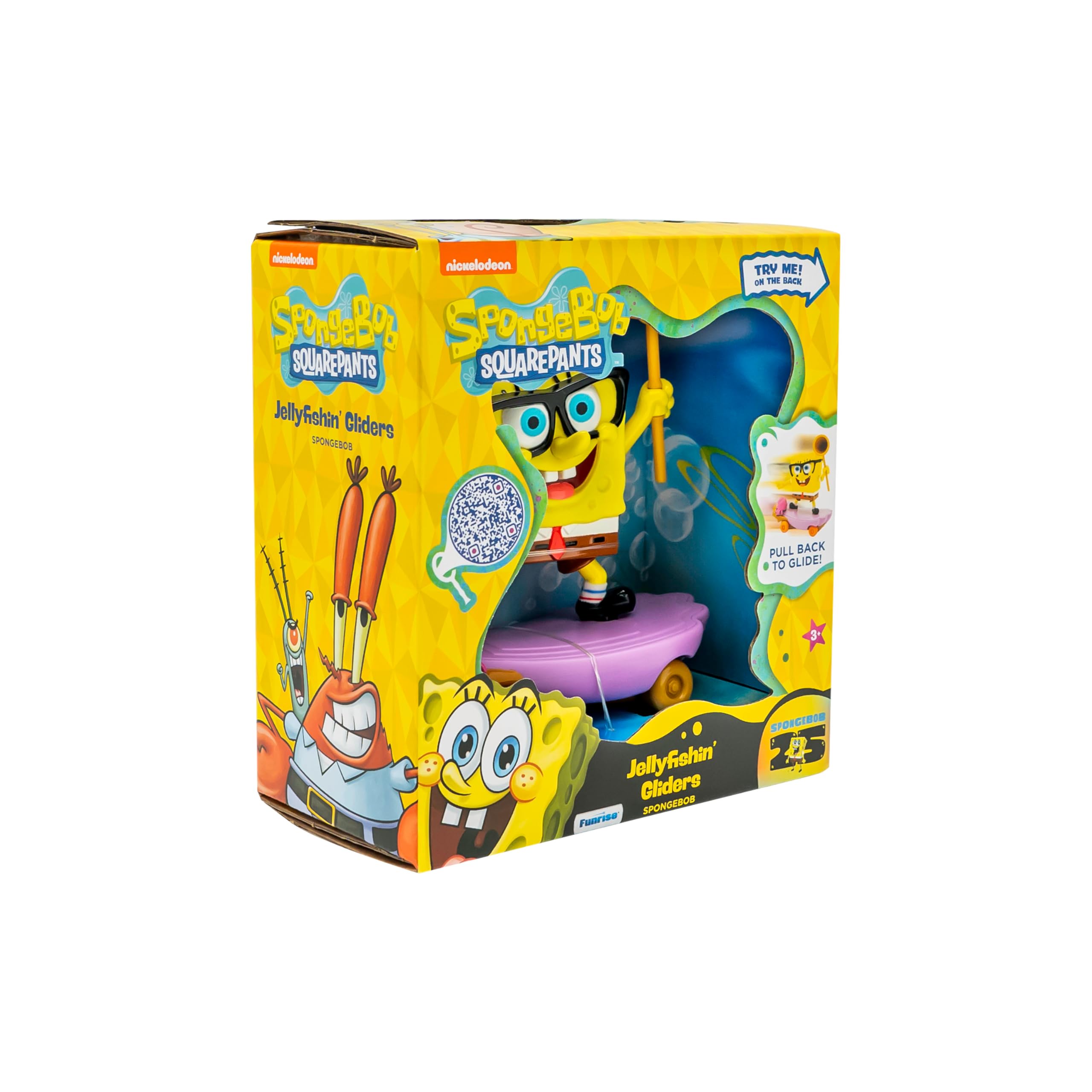 SPONGEBOB SQUAREPANTS Jelly Fishin' Gliders - 5" Surf Toy | Ages 3+ | Plastic 4