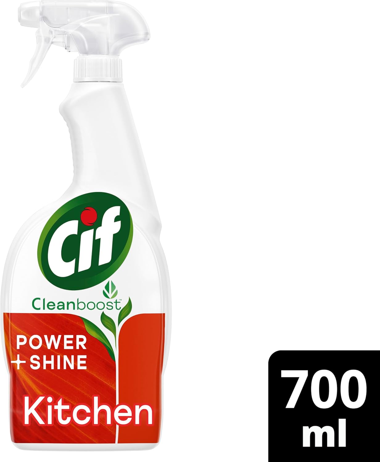 Cif Power & Shine Kitchen Spray - Tough Grease Remover for Ceramic, Chrome & Enamel (700ml) 3