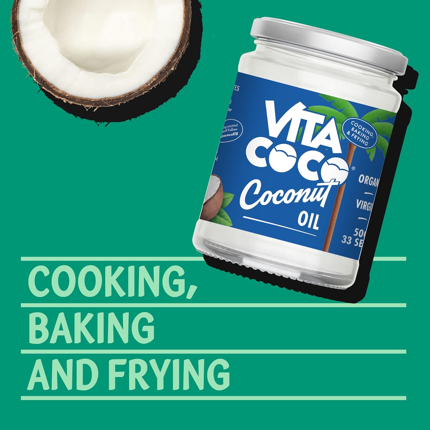 Vita Coco Organic Coconut Oil, Extra Virgin, Cold Pressed (500g) 3