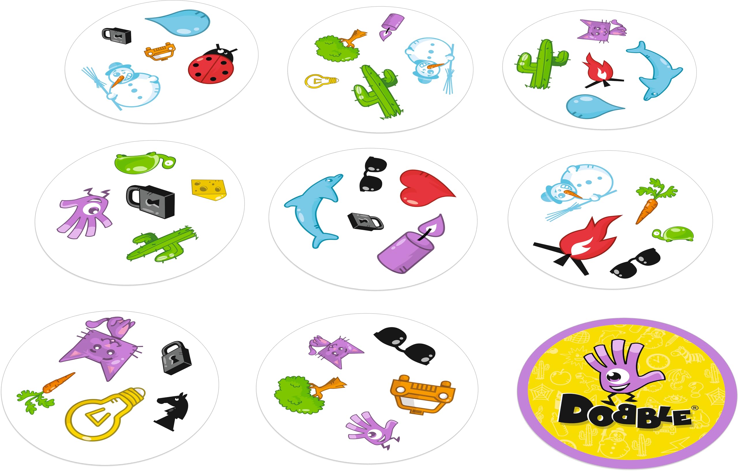 Asmodee Dobble Giant Party Card Game for Families