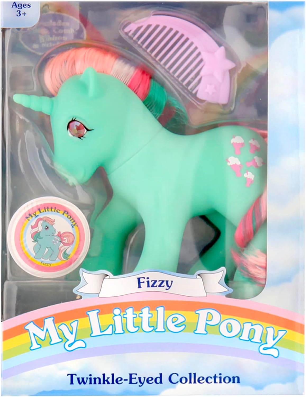 My Little Pony Classic Rainbow Ponies Fizzy Pony - Retro Toy for Kids 3+ 7