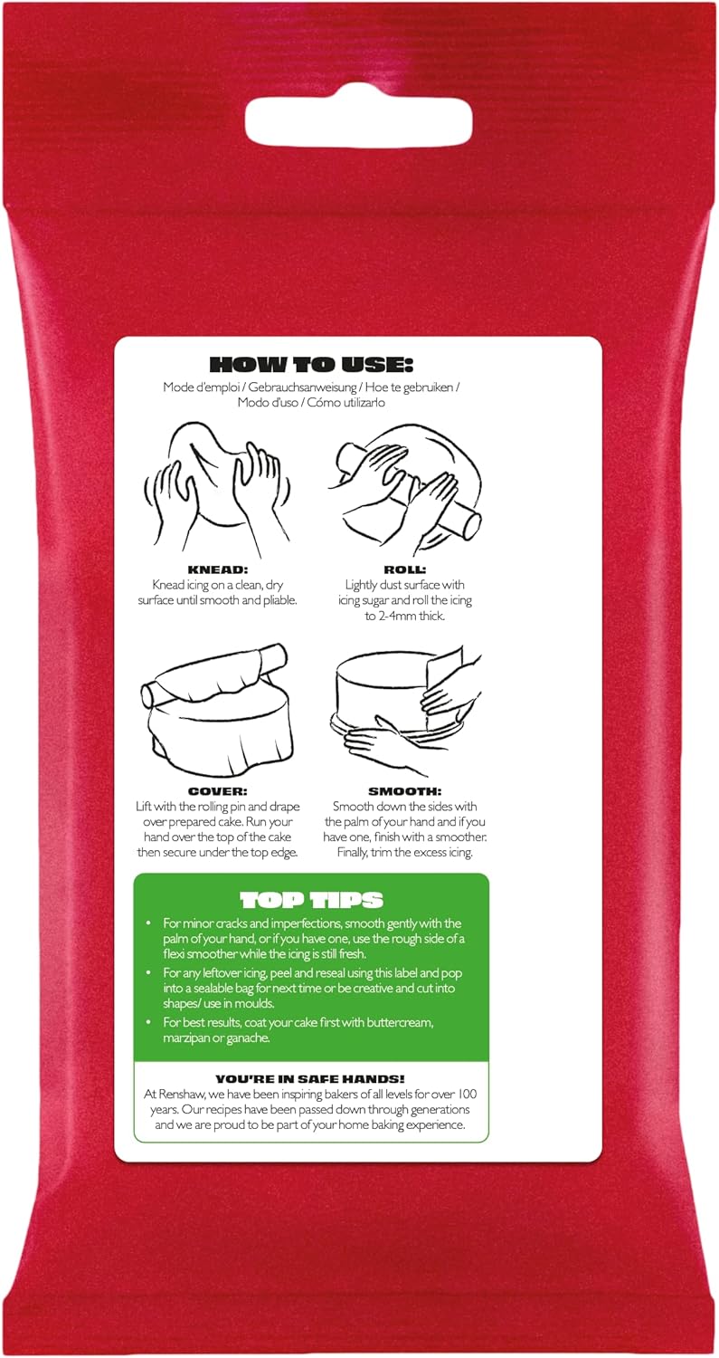 Renshaw - Just Roll With It Fondant Icing Lincoln Green 1 kg 4