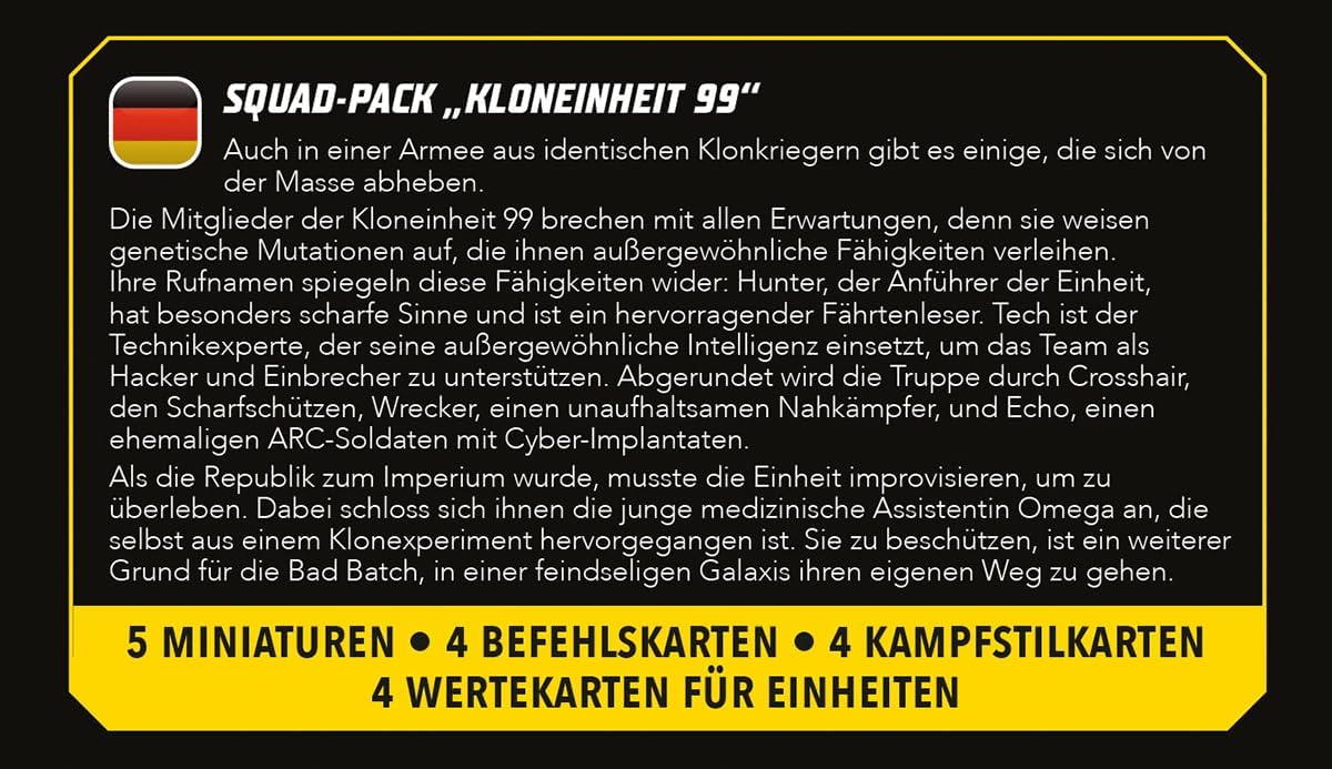 Atomic Mass Games Star Wars: Shatterpoint Clone Force 99 Squad Pack Miniatures Game 6