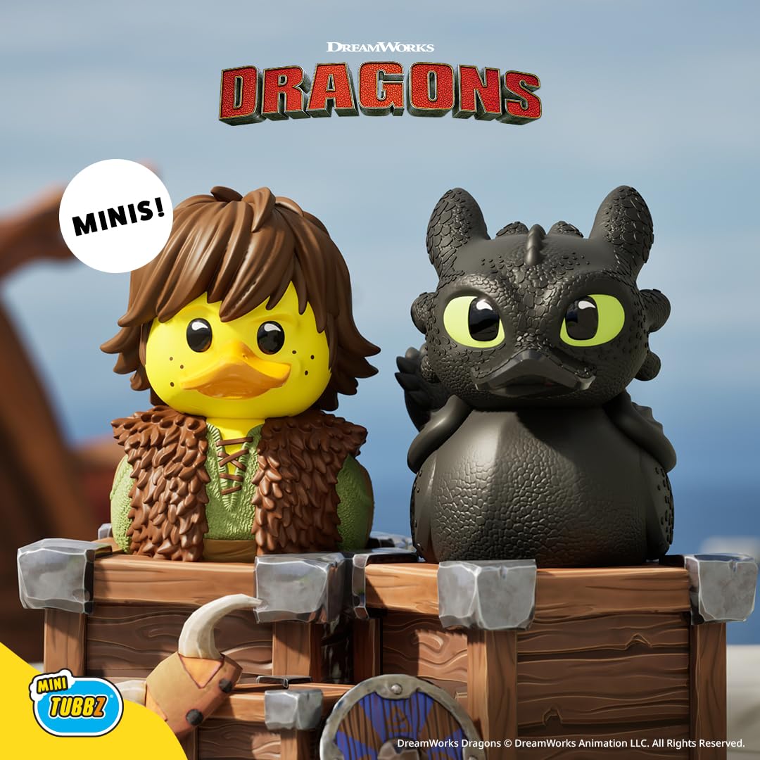 TUBBZ Mini How To Train Your Dragon - Hiccup Cosplaying Rubber Duck Vinyl Figure 5