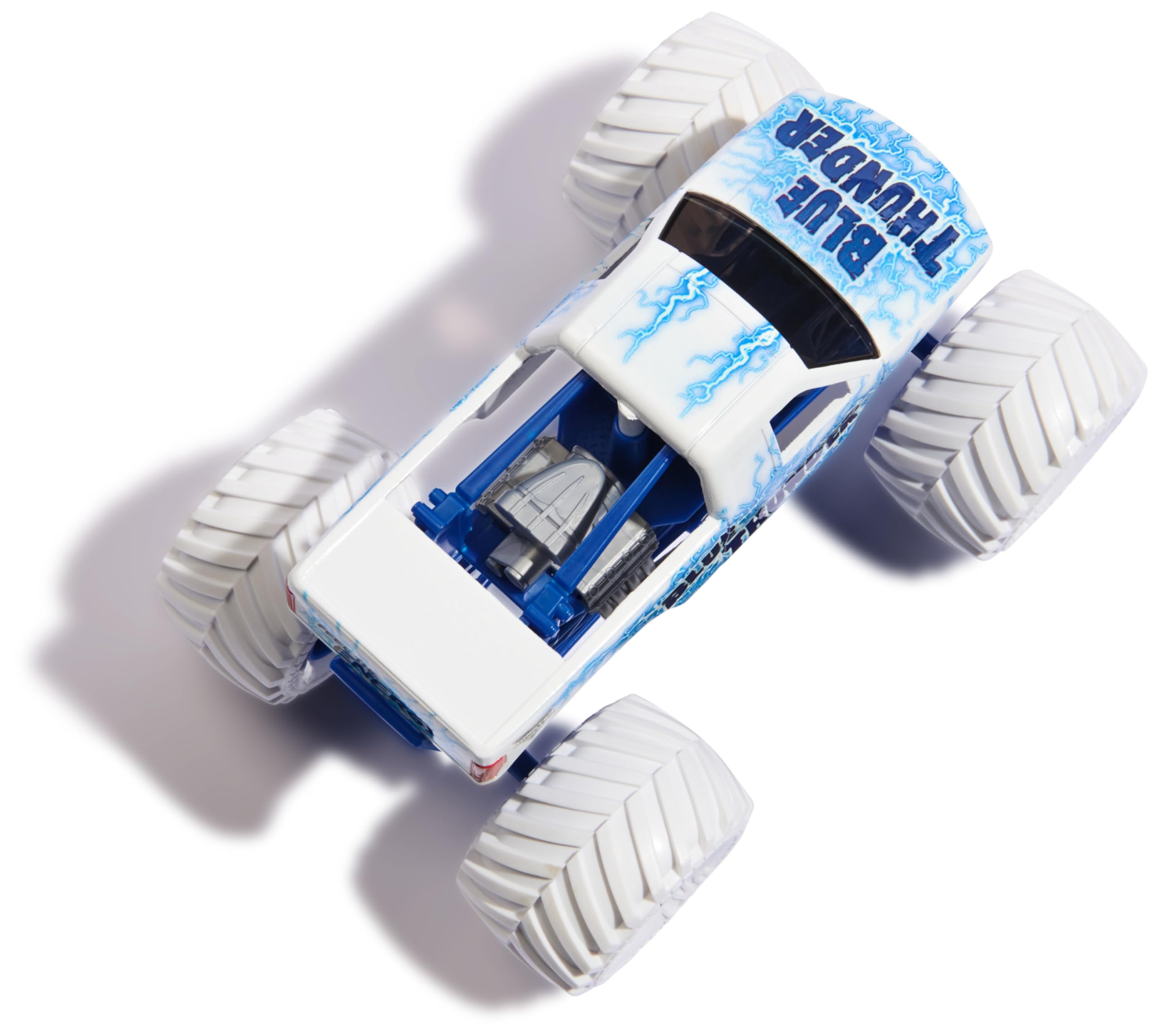 Monster Jam Blue Thunder Monster Truck - 1:24 Scale Die-Cast Vehicle for Kids 4