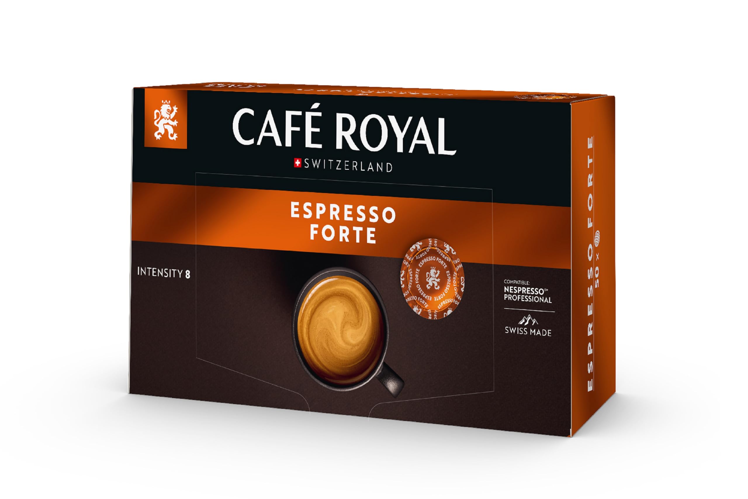 Café Royal Espresso Forte – 50 professionelle Kaffeepads für Nespresso Business Solutions