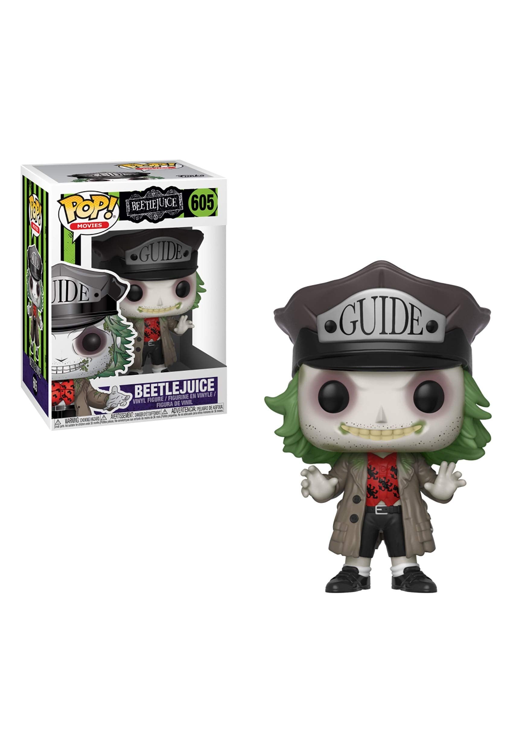 Funko Pop! Movies - Beetlejuice Guide Hat Vinyl Figure #605 3