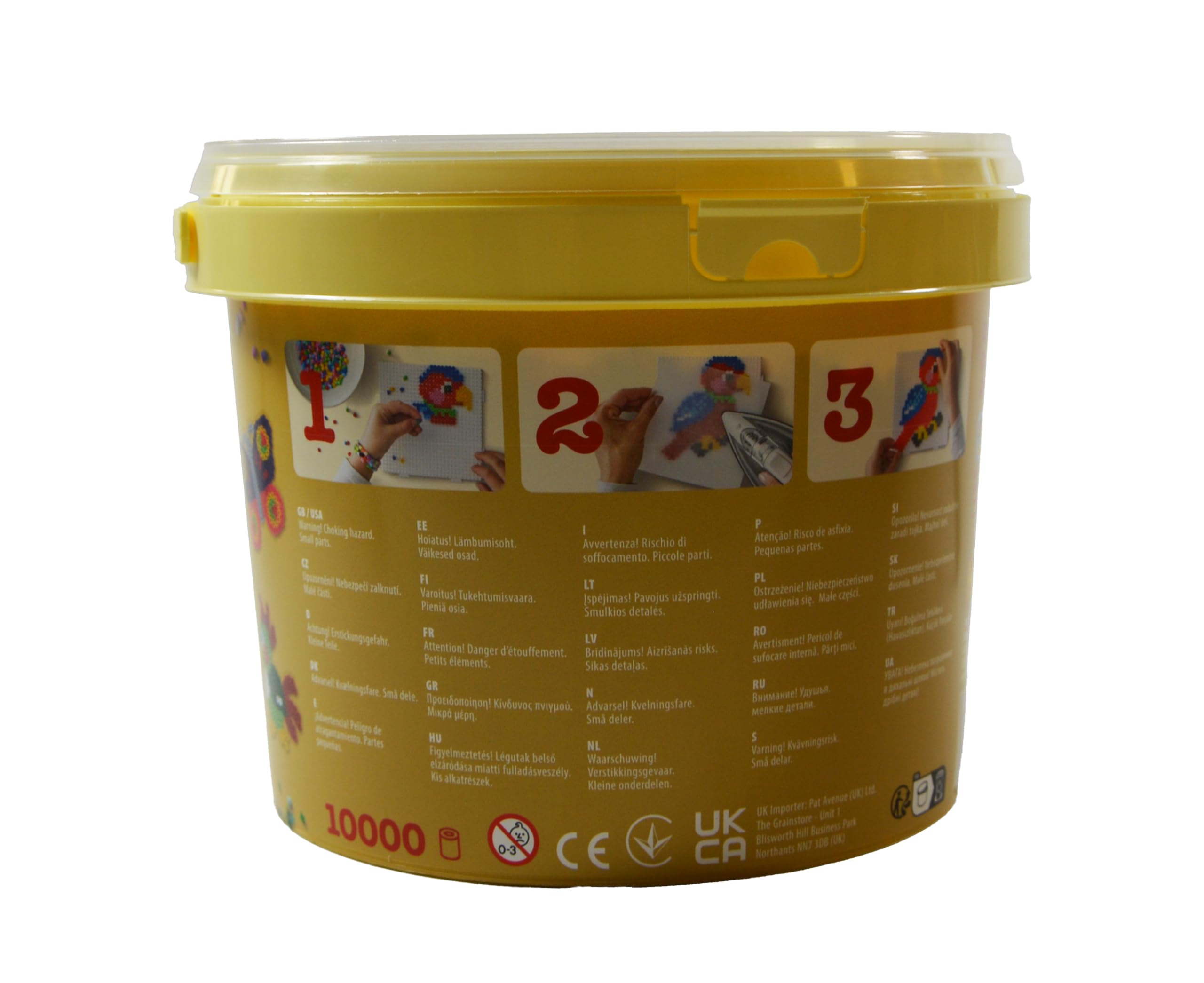 Hama DIY Midi Beads Bucket - 10,000 Fuse Beads for Creative Mosaic Art | Ages 5+ 3