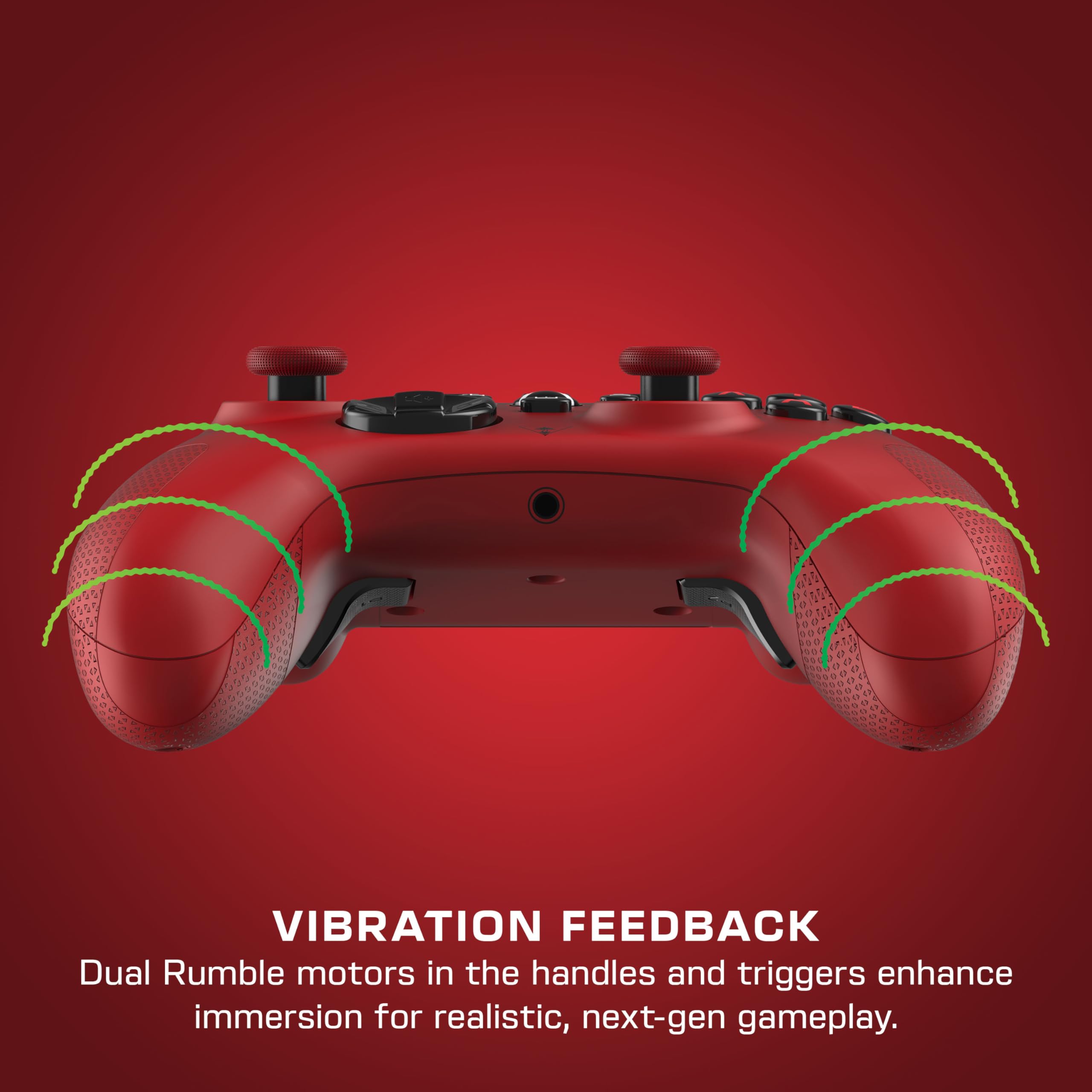 Turtle Beach REACT-R Red Kabelgebundener Gaming-Controller für Xbox Series X|S, Xbox One und PC – Offiziell lizenziert 5
