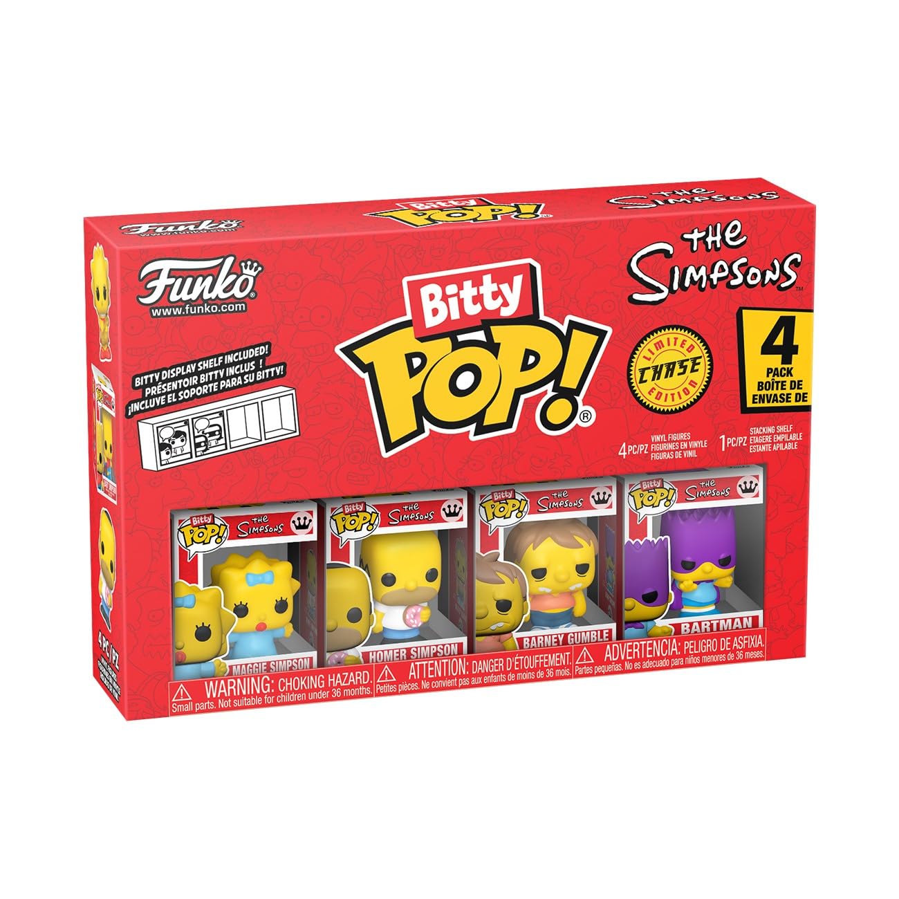 Funko Bitty Pop! The Simpsons - Maggie 4-Pack with Mystery Mini Figure