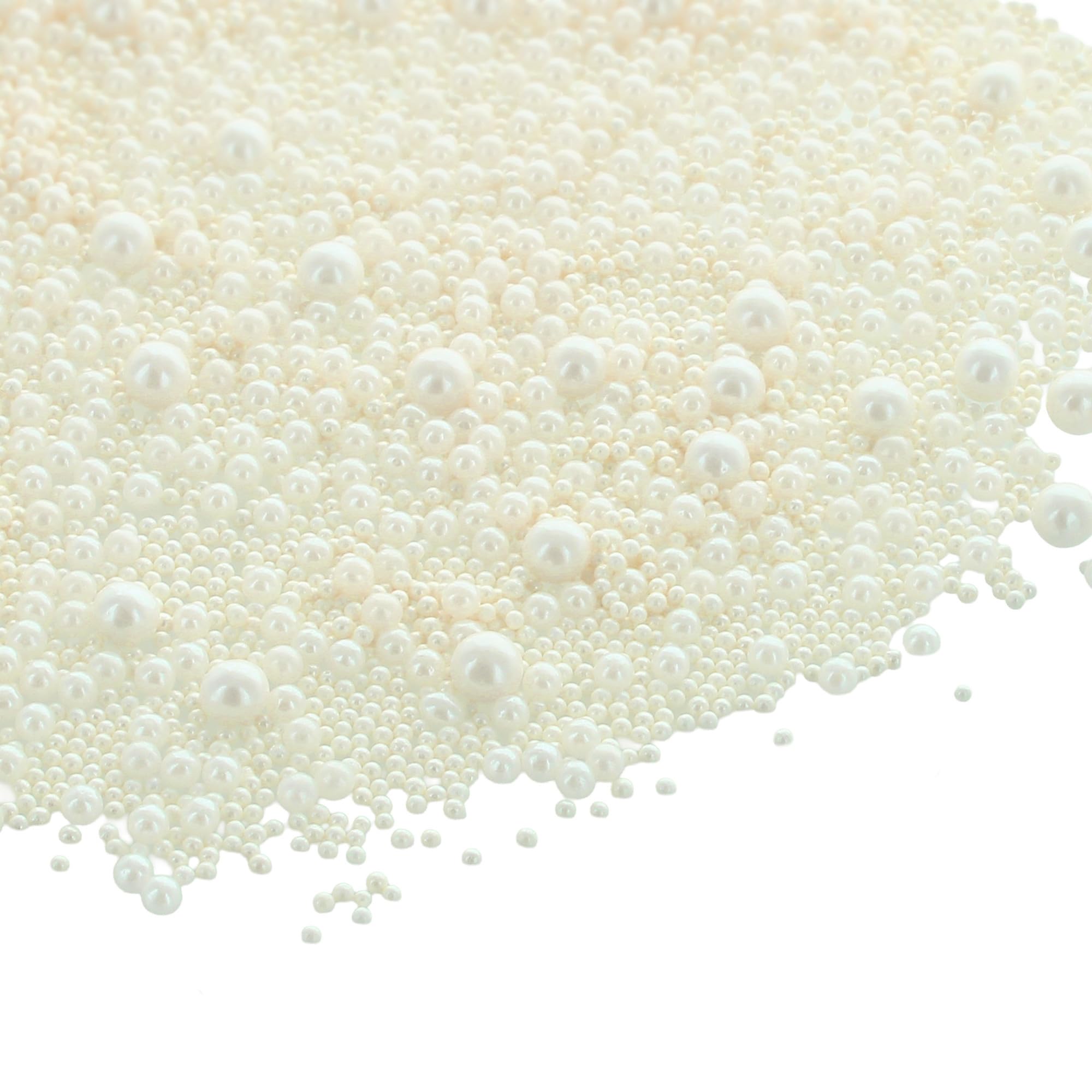 Baked with Love - White Pearl Sprinkles Mix | 100g Resealable Bottle | Mother of Pearl Sugar Balls for Cakes & Cupcakes 6