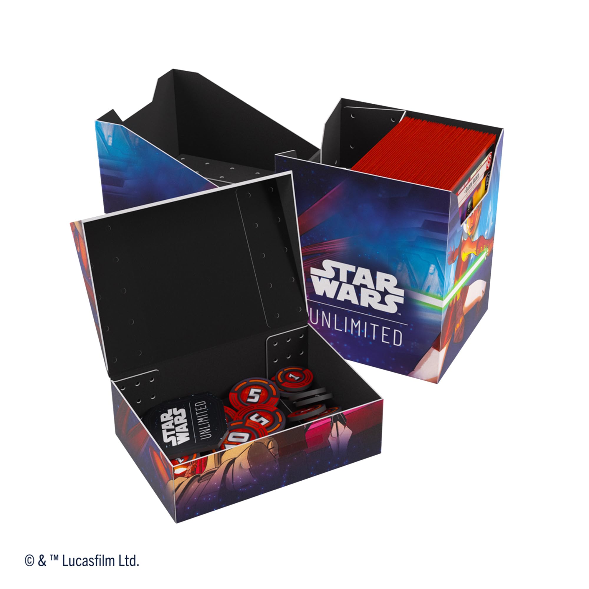 Gamegenic Star Wars: Unlimited Soft Crate - Ahsoka Tano/General Grievous | Holds 60 Double Sleeved Cards 6