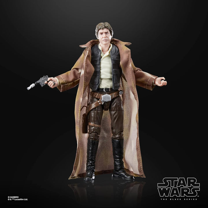 Hasbro Star Wars The Black Series Han Solo Action Figure - 6-Inch Collectible for Ages 4+