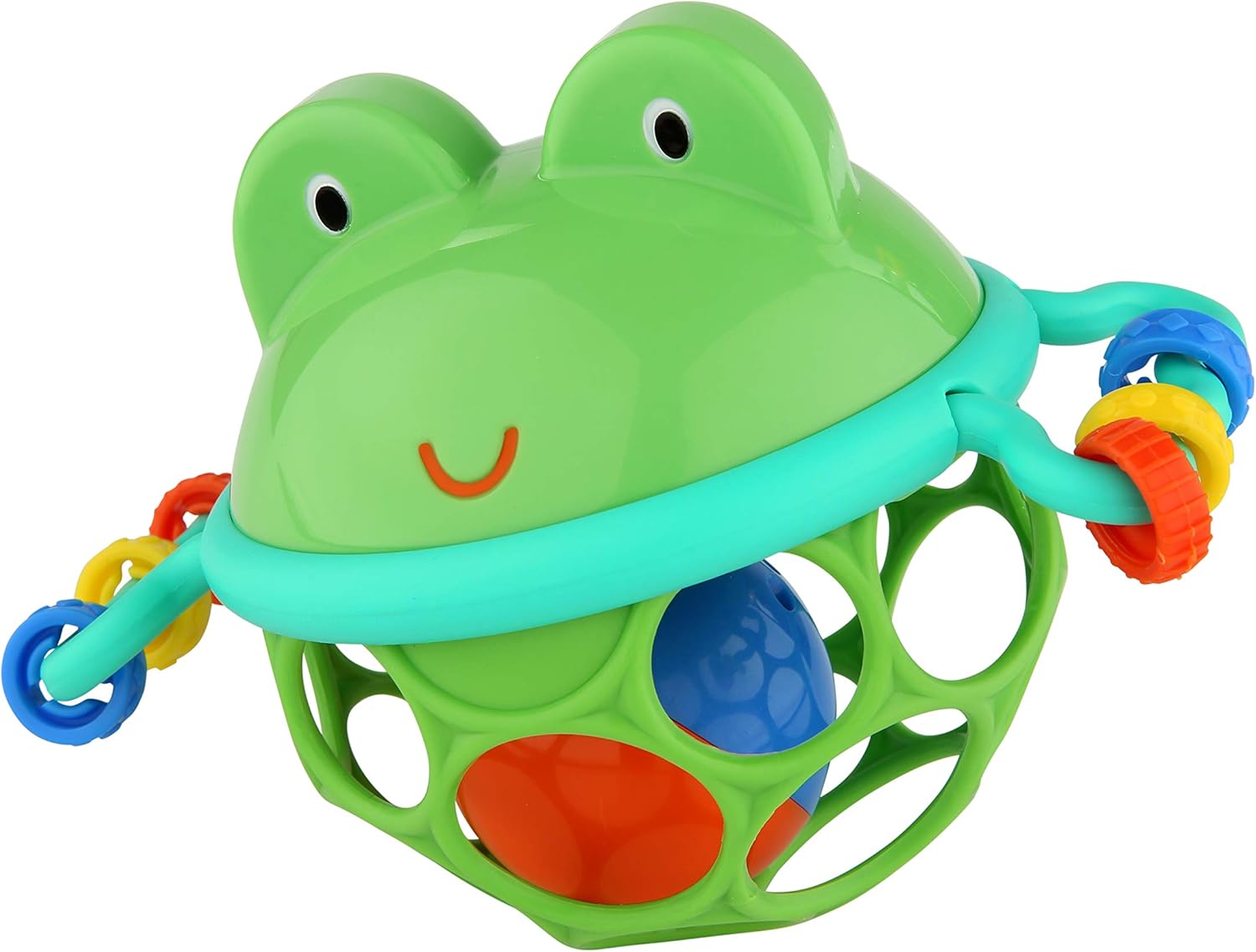 Oball Jingle & Shake Pal Frog Rattle Toy for Babies