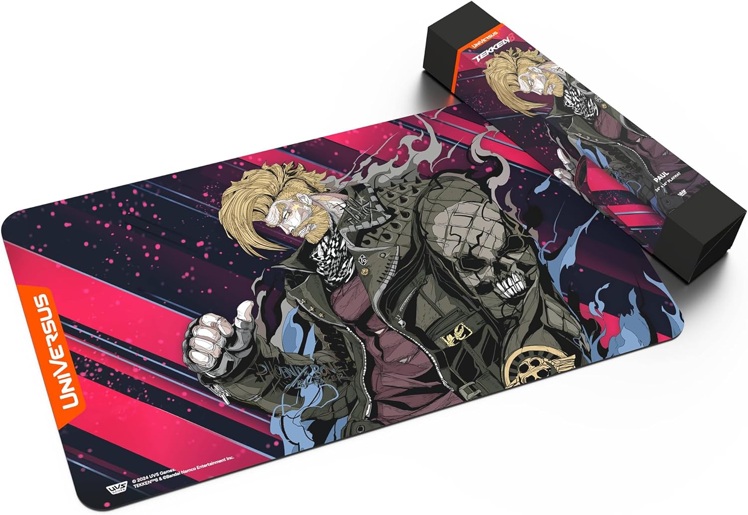 UniVersus Tekken 8 Paul Playmat - 24 x 14 Inches Neoprene Tabletop Mat 6