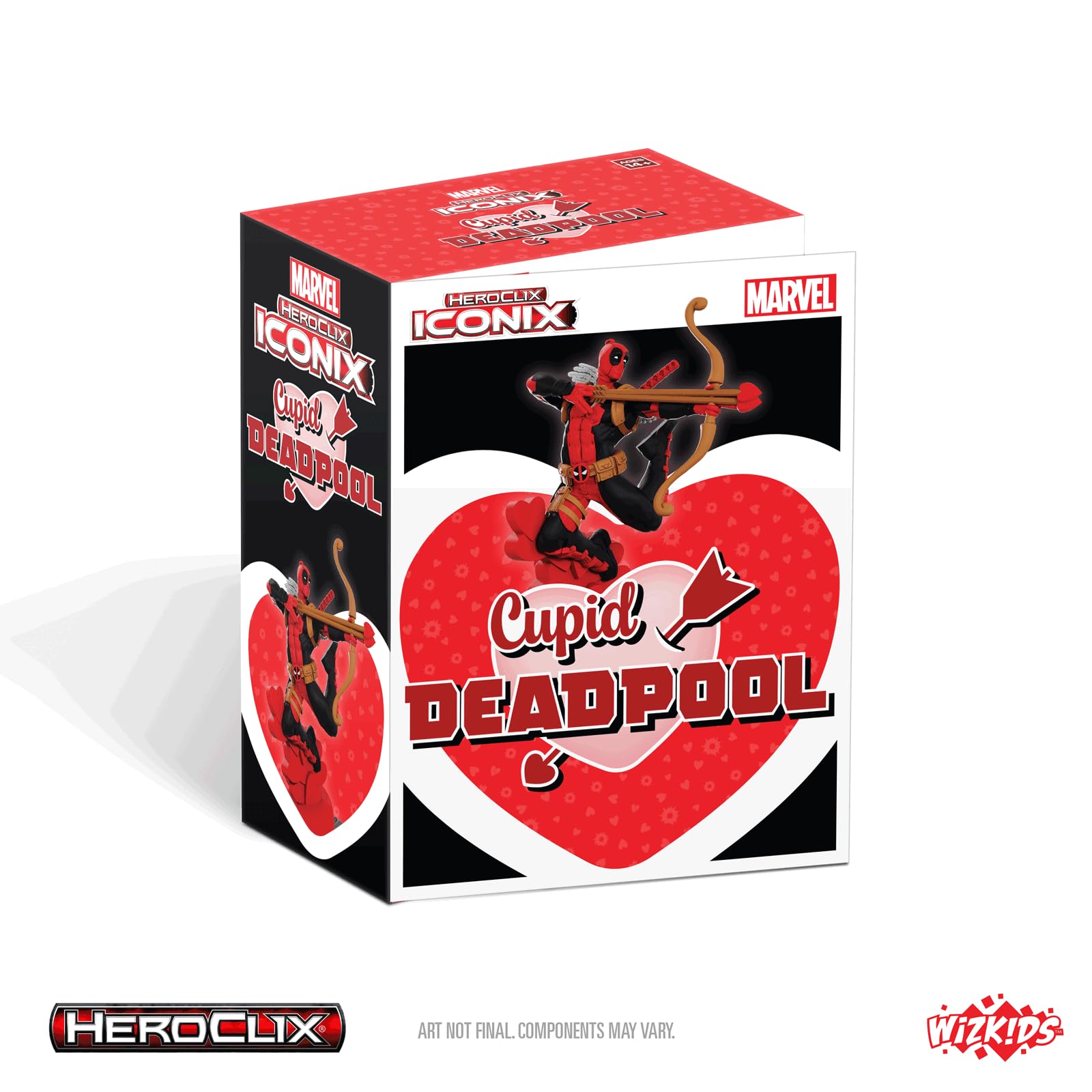 Marvel HeroClix Iconix: Cupid Deadpool & Trick Arrow Miniature Figure Set - Pre-Painted Collectible Figures for Game and Display 3