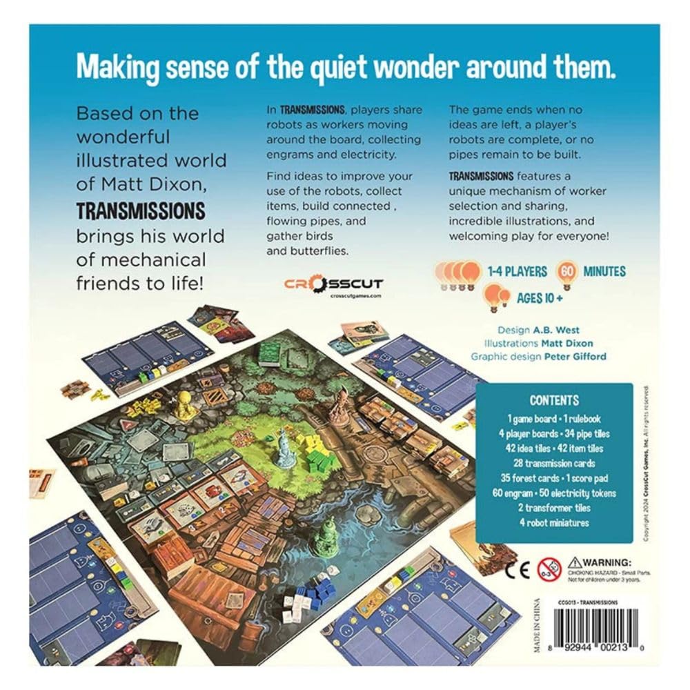 Crosscut Games Transmissions Board Game | Ages 10+ | 1-4 Players | 60 Minutes 7