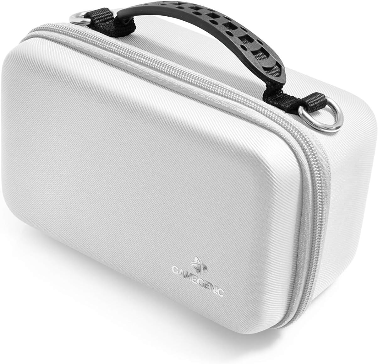 Gamegenic Game Shell - Portable Card Case for 250 Double-Sleeved Cards | White | Nylon