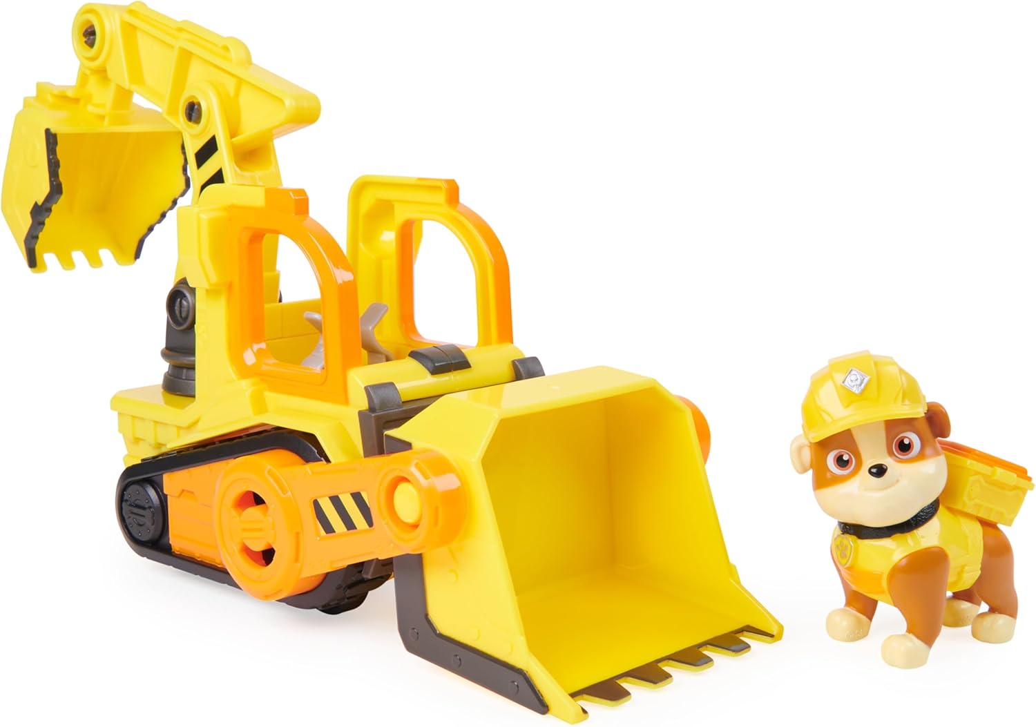 Rubble’s Bulldozer Toy Truck - Movable Parts & Collectible Figure for Ages 3+