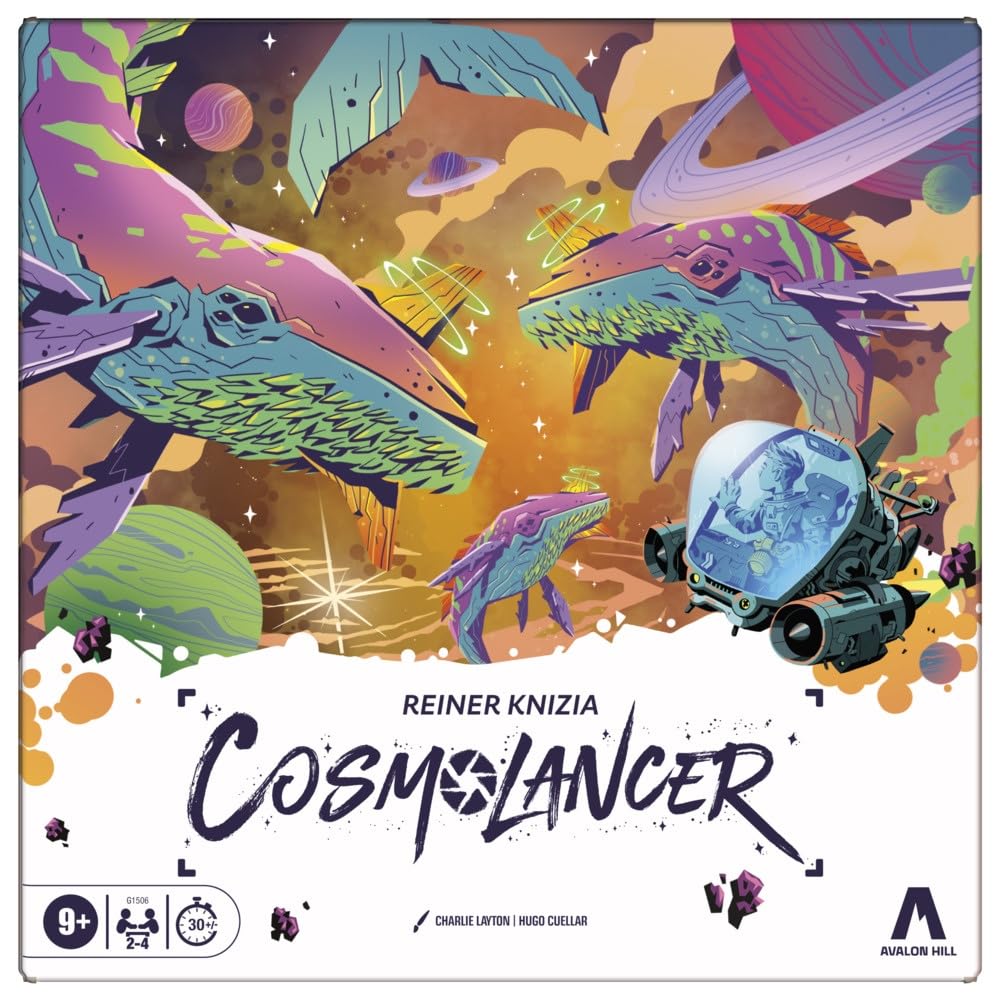 Hasbro Gaming Cosmolancer Strategy Board Game | Tile Placement | 2-4 Players | Ages 9+