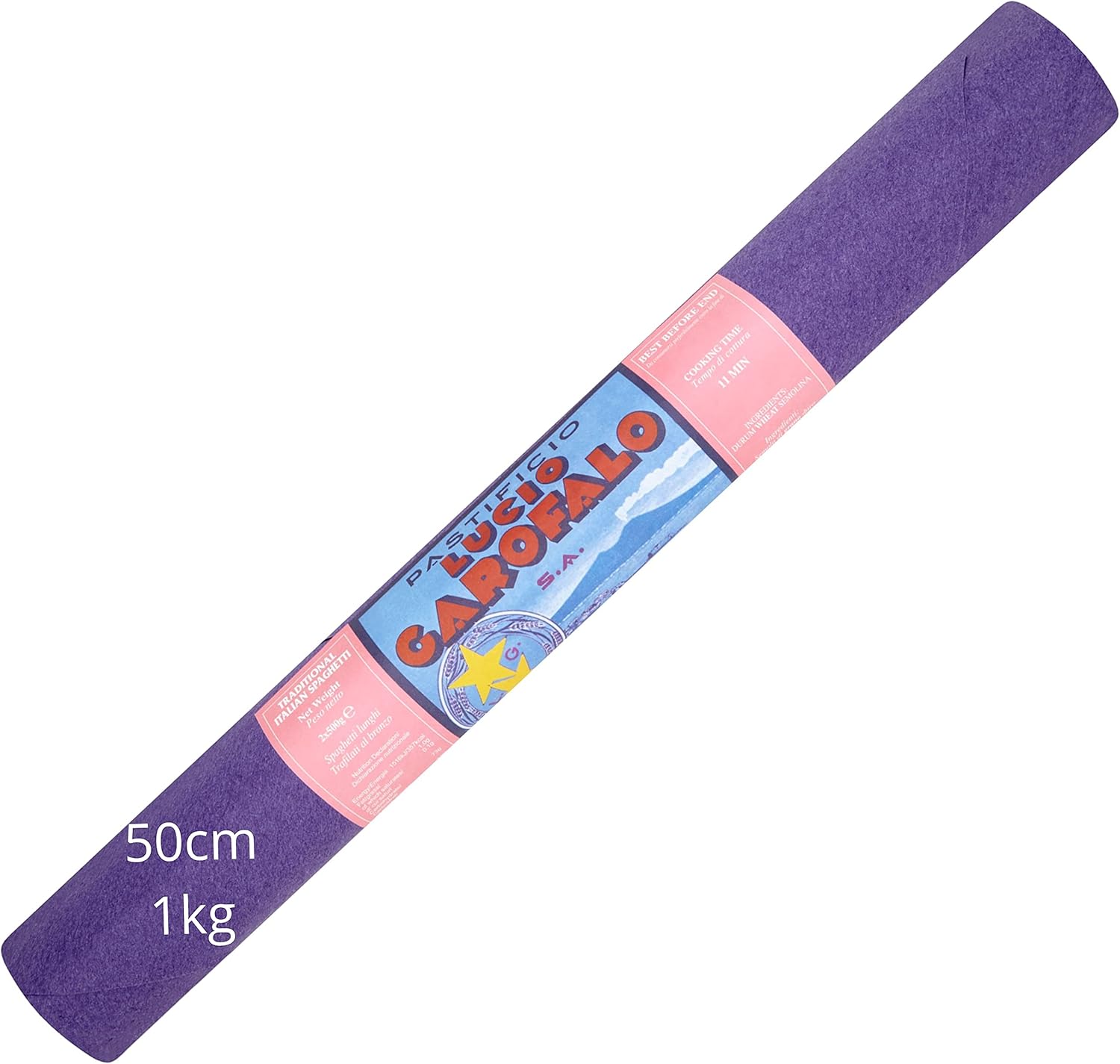 Garofalo Traditional Hand Wrapped Extra Long Italian Spaghetti 50cm, 1kg