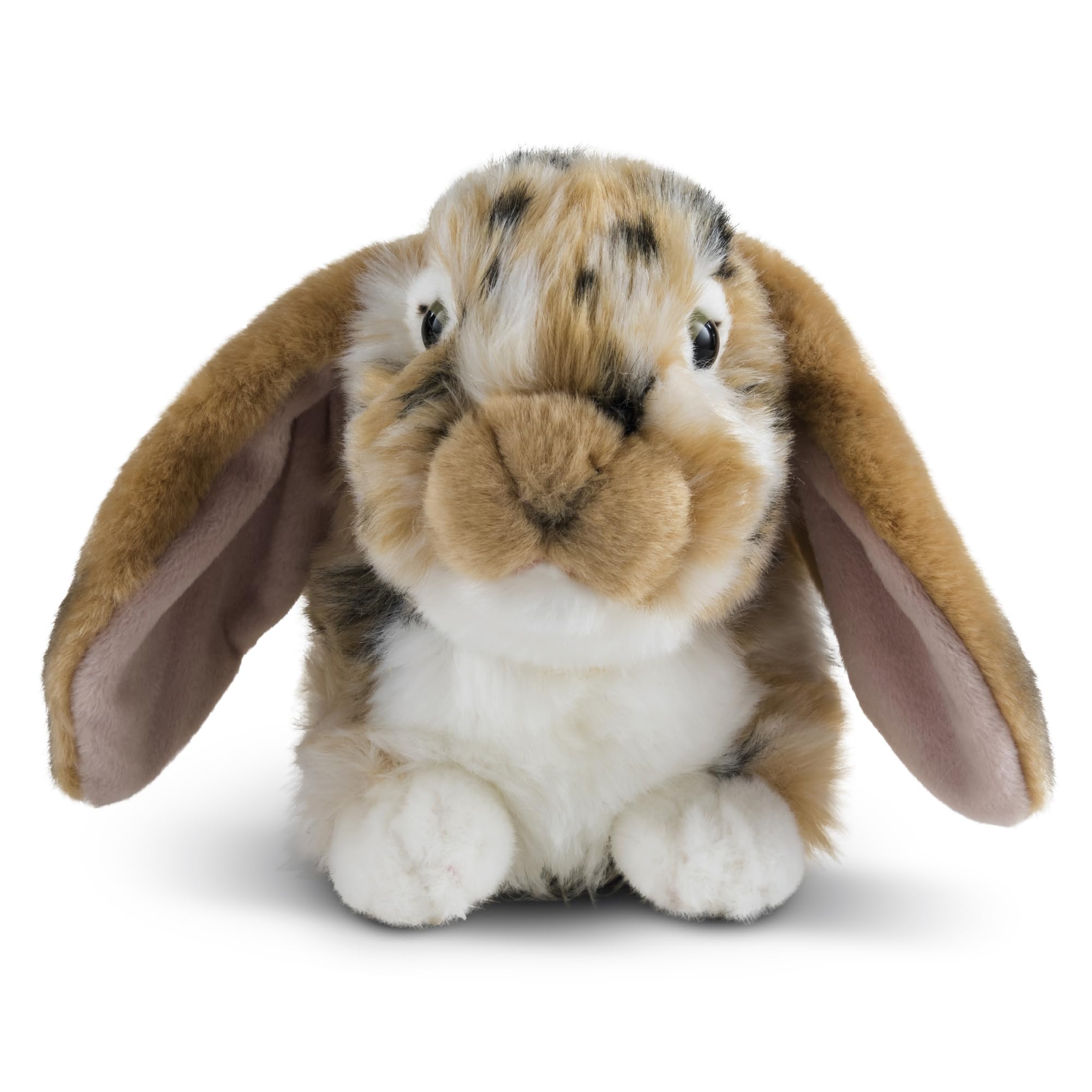 Living Nature Brown Dutch Lop Eared Rabbit Plush Toy - 26 cm Eco-Friendly Stuffed Animal