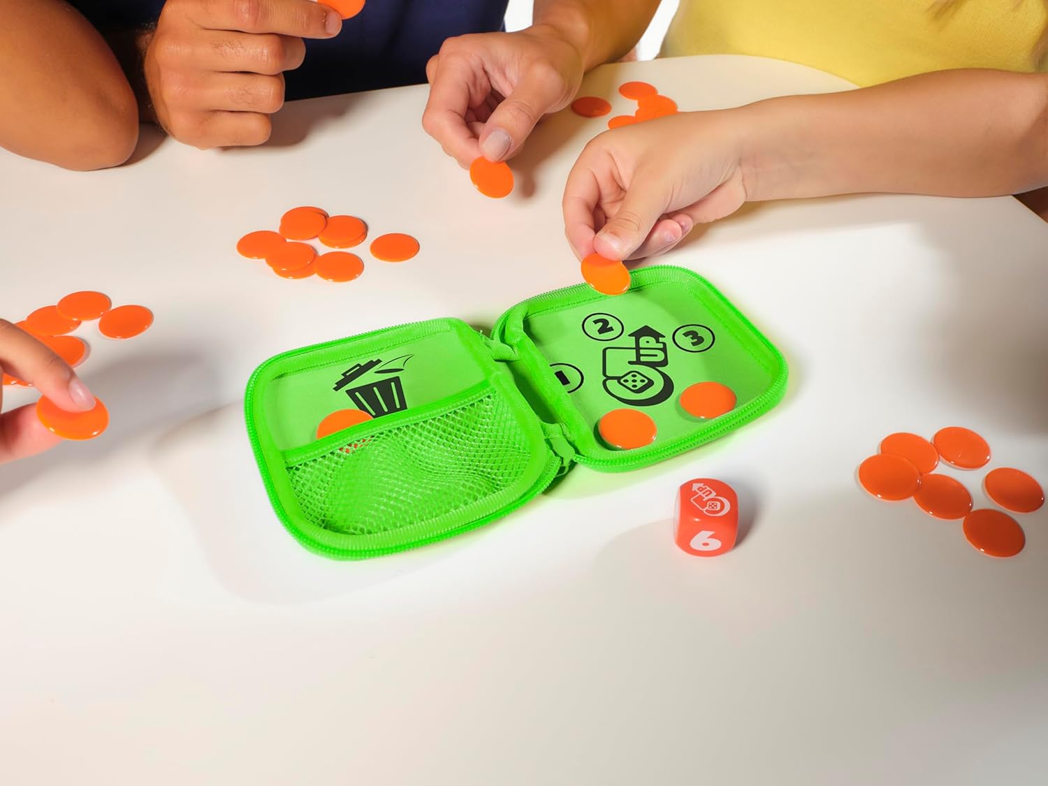 TOMY Games 5 Up Dice Game - Push Your Luck Family Board Game for 2-4 Players 6