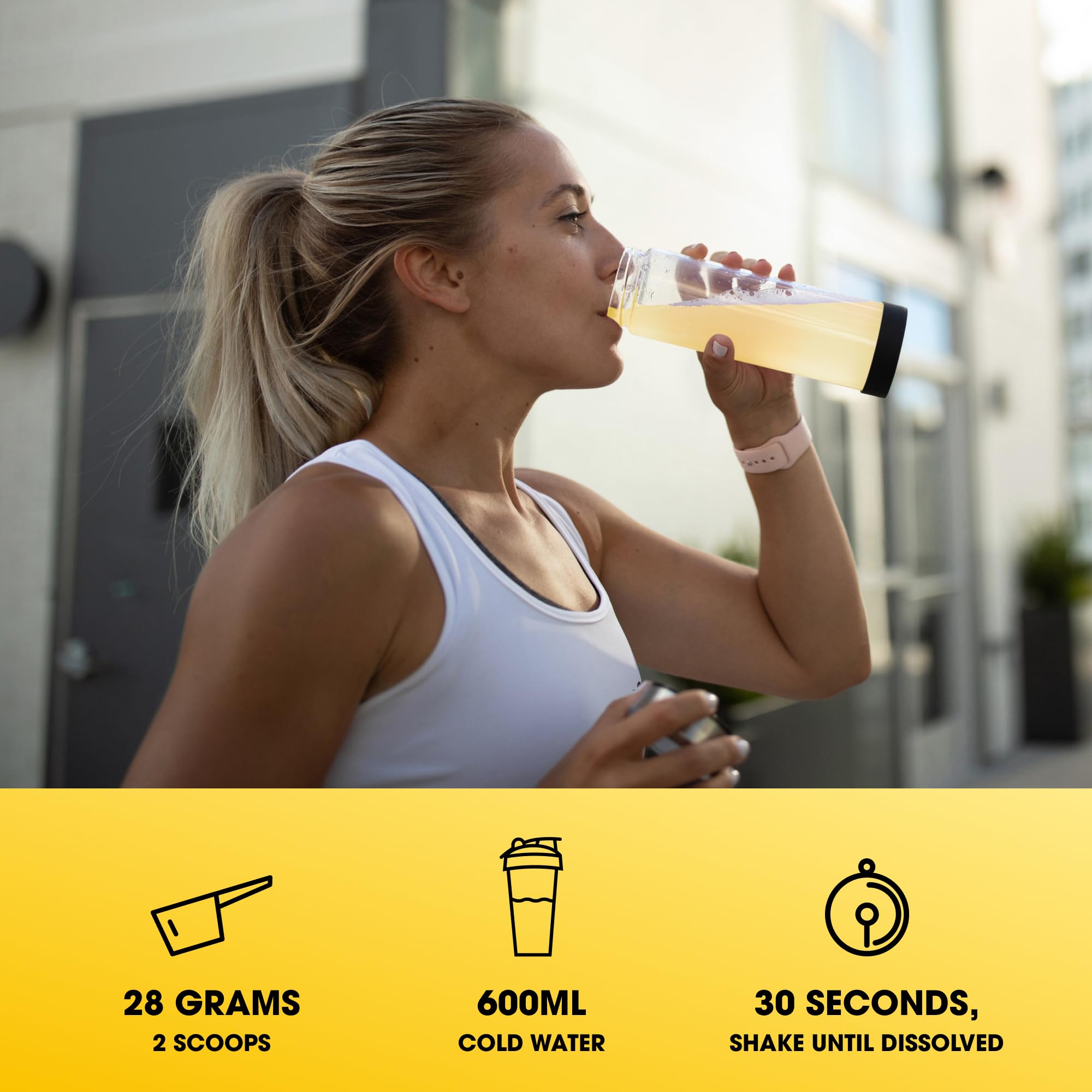 Optimum Nutrition Clear Whey + Collagen Summer Fruit Ice Tea Flavour 240g 4