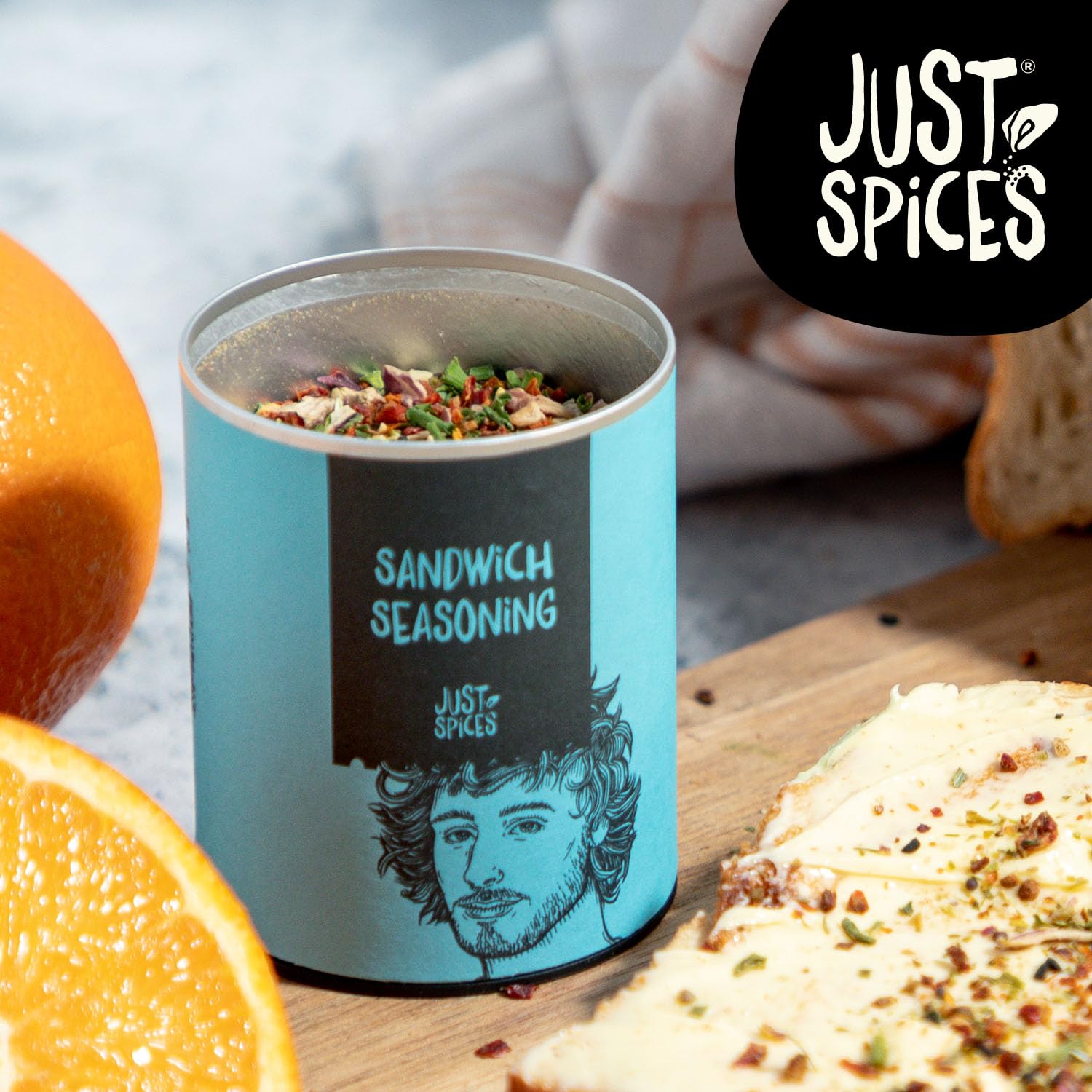Just Spices Sandwich Seasoning, 50g – Natural Herb & Spice Mix for Sandwiches, Pitas, Bagels & More 3