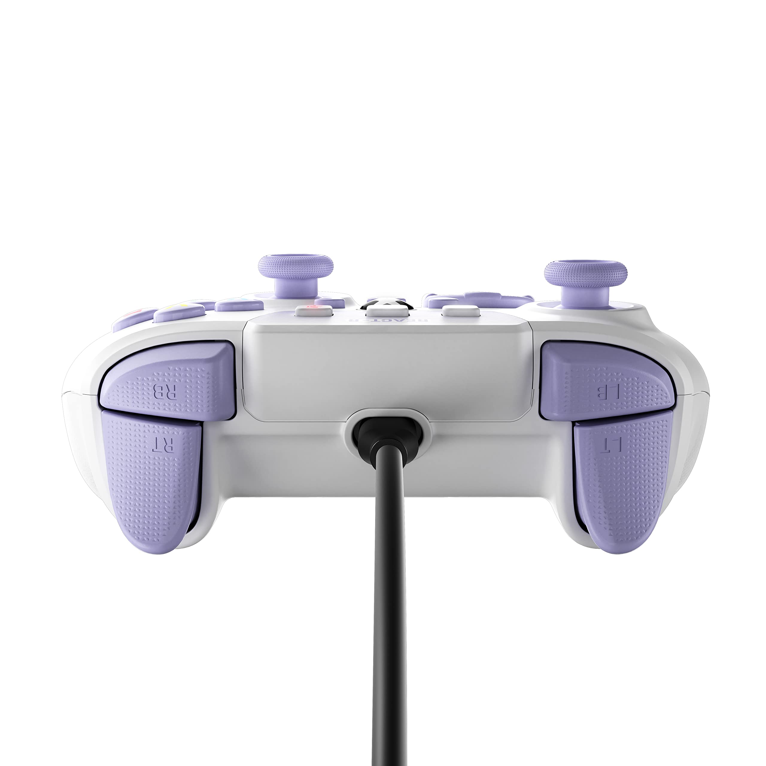 Turtle Beach REACT-R Wired Controller - Xbox Series X|S, Xbox One, PC | White/Purple 2