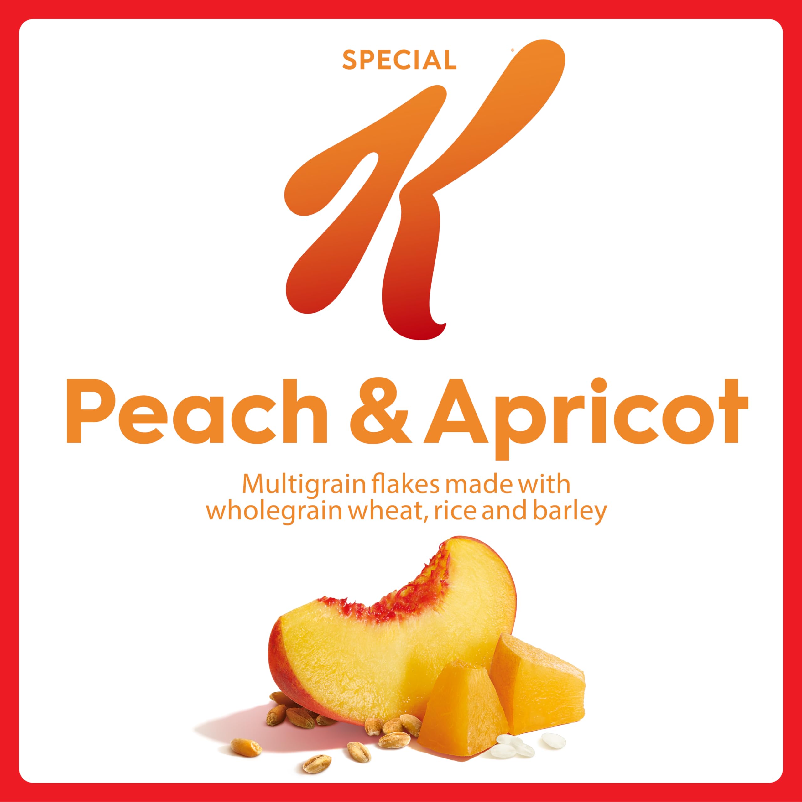 Special K Peach & Apricot Breakfast Cereal Box, 360g 6