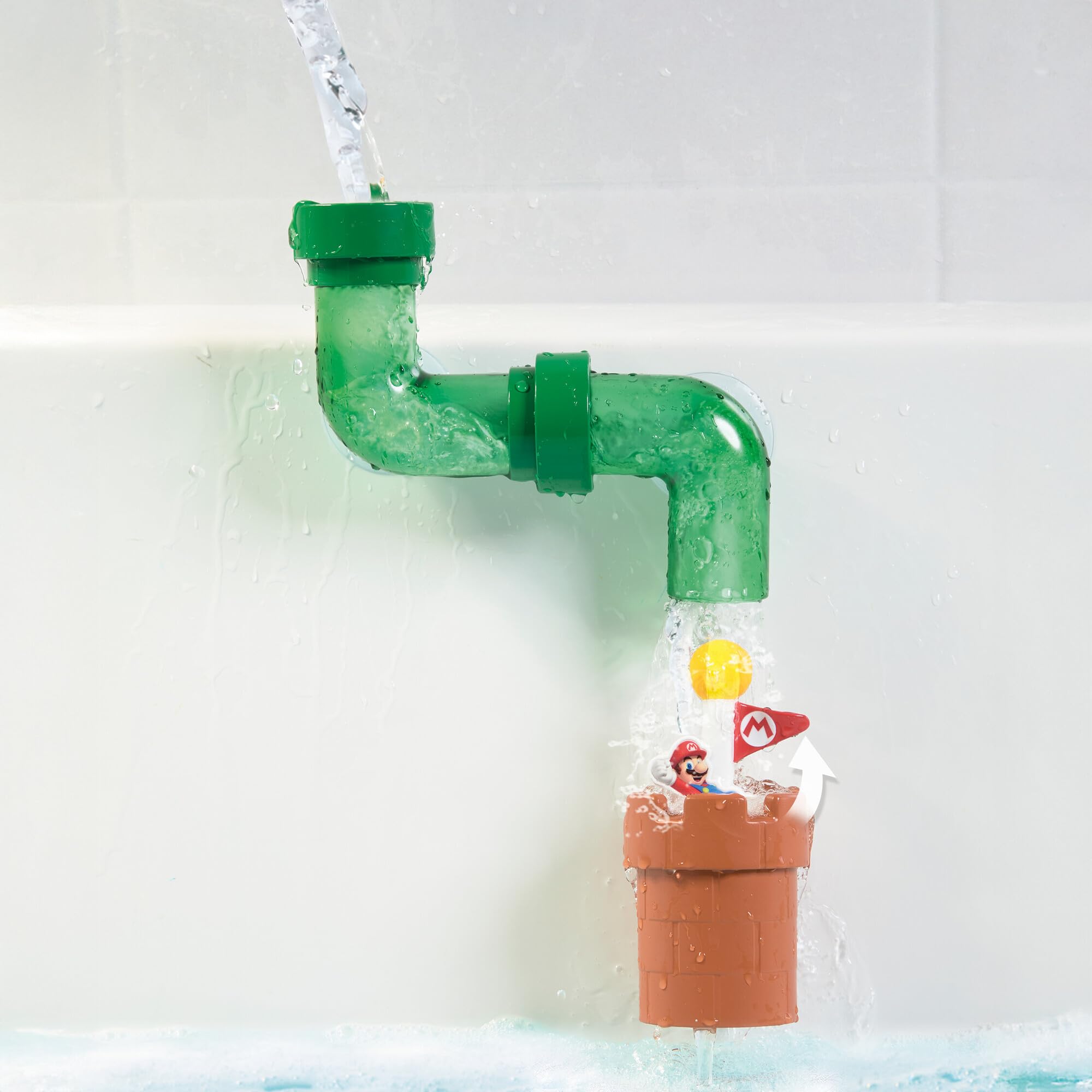 TOMY Super Mario Pipes Bath Toy | Plastic | Unisex Children 4