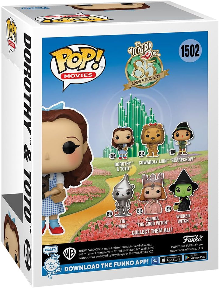 Funko Pop! Movies The Wizard of Oz - Dorothy Gale with Toto Vinyl Figure (75979)