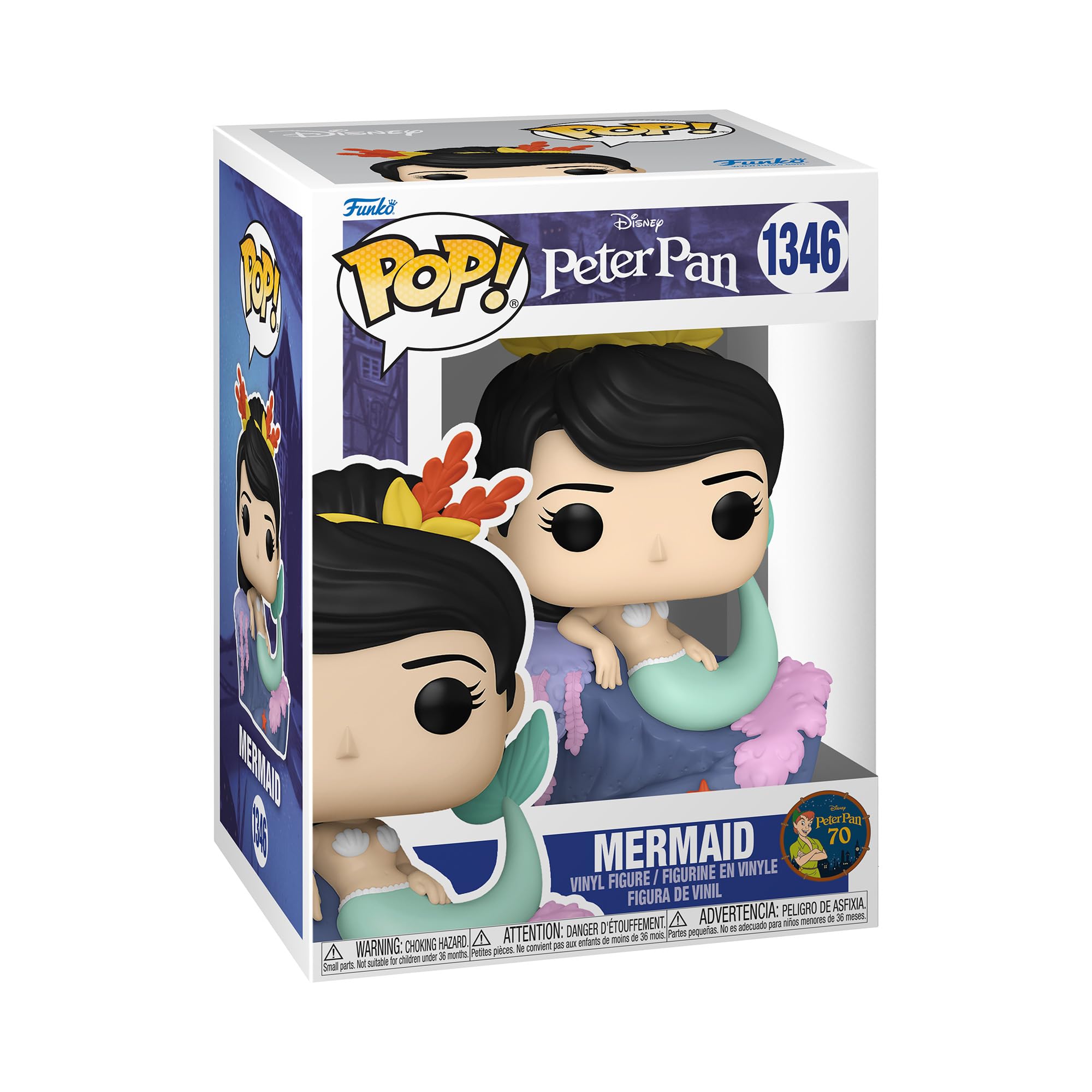 Funko Pop! Disney: Peter Pan 70th Anniversary - Mermaid Vinyl Figure #1346 (70696) 4