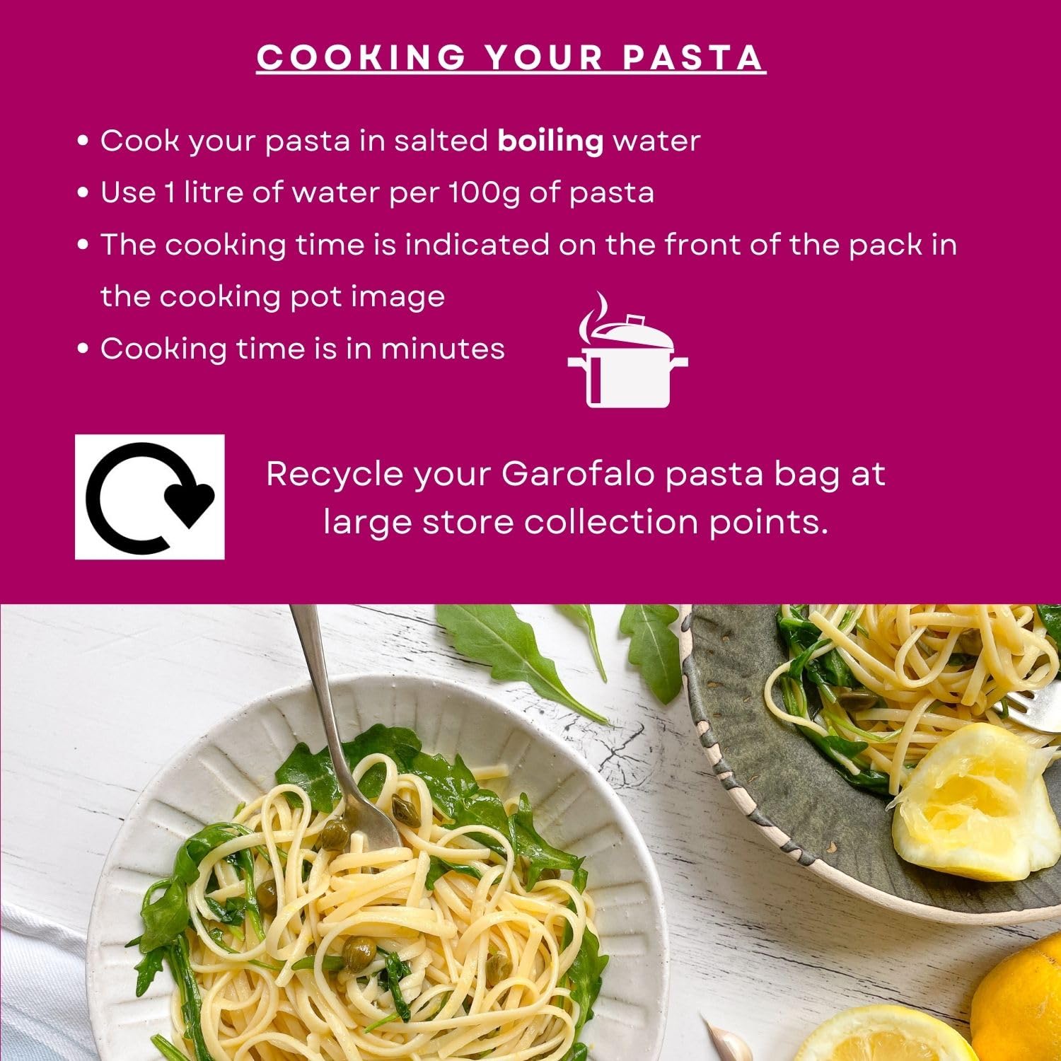 Garofalo Glutenfreie Linguine, italienische getrocknete Pasta, 400 g – für Zöliakiekranke und Veganer geeignet 4