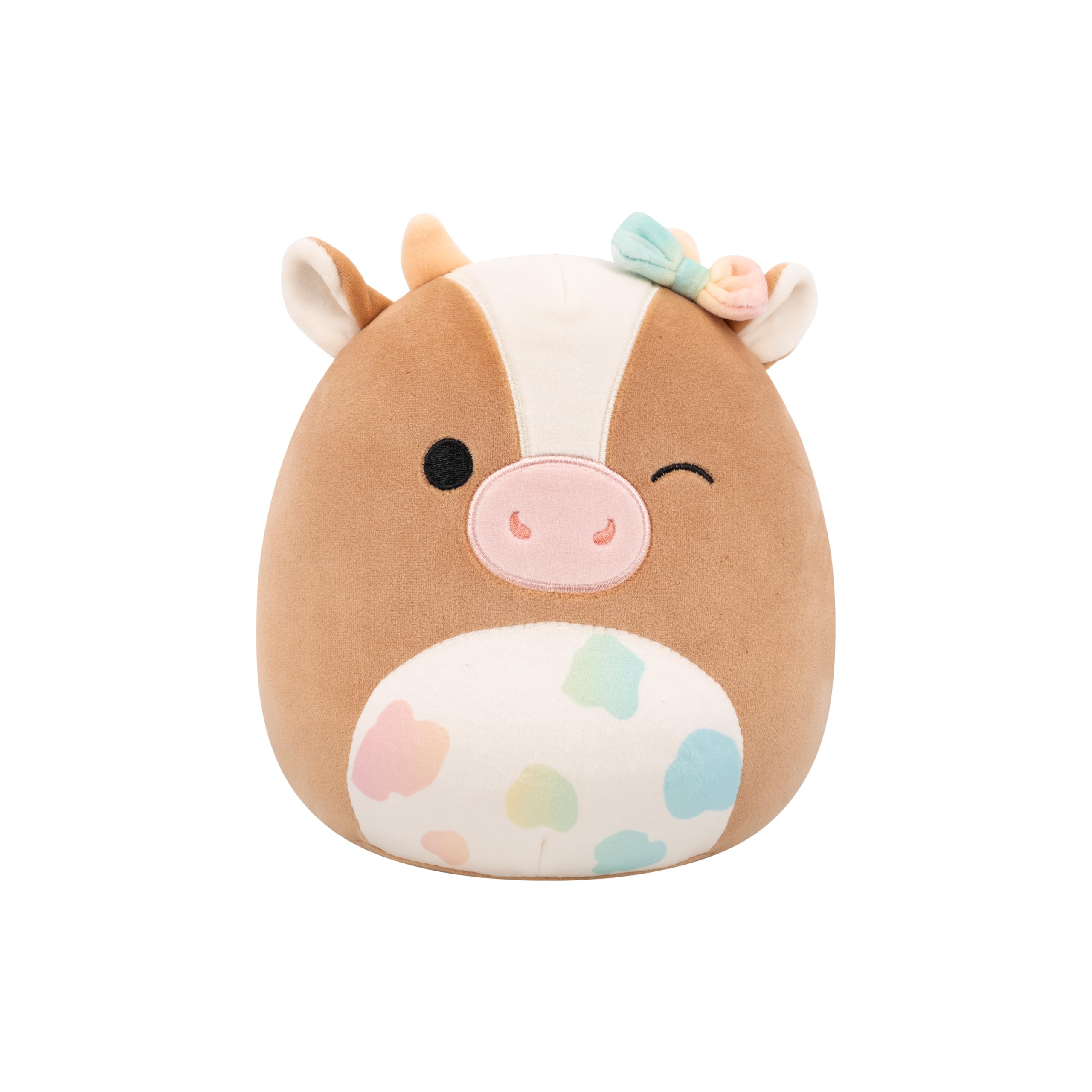 Squishmallows Griella the Winking Cow Plush - Ultrasoft Stuffed Animal for Kids 3+