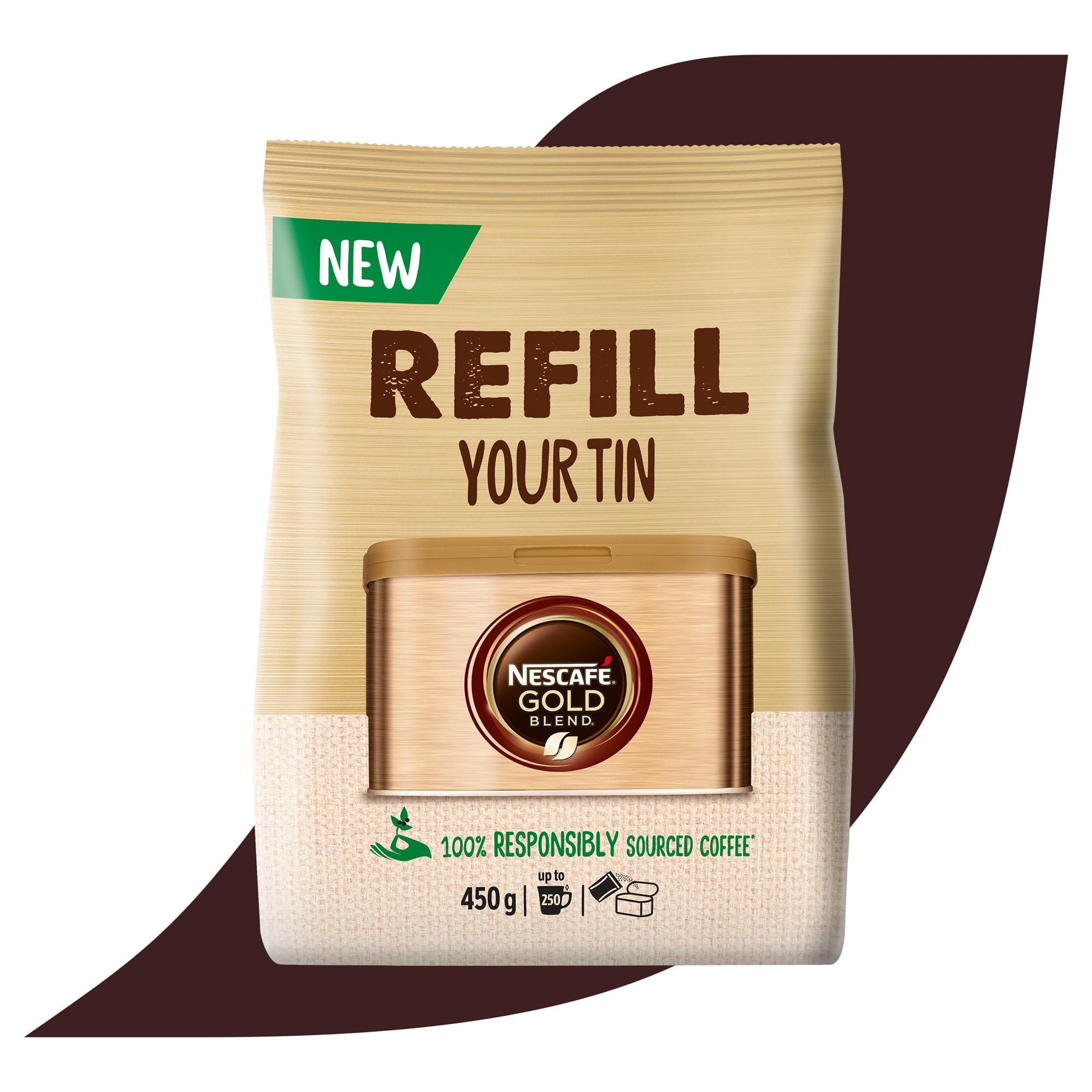 NESCAFÉ Gold Blend Instantkaffee 450g Nachfüllbeutel 7