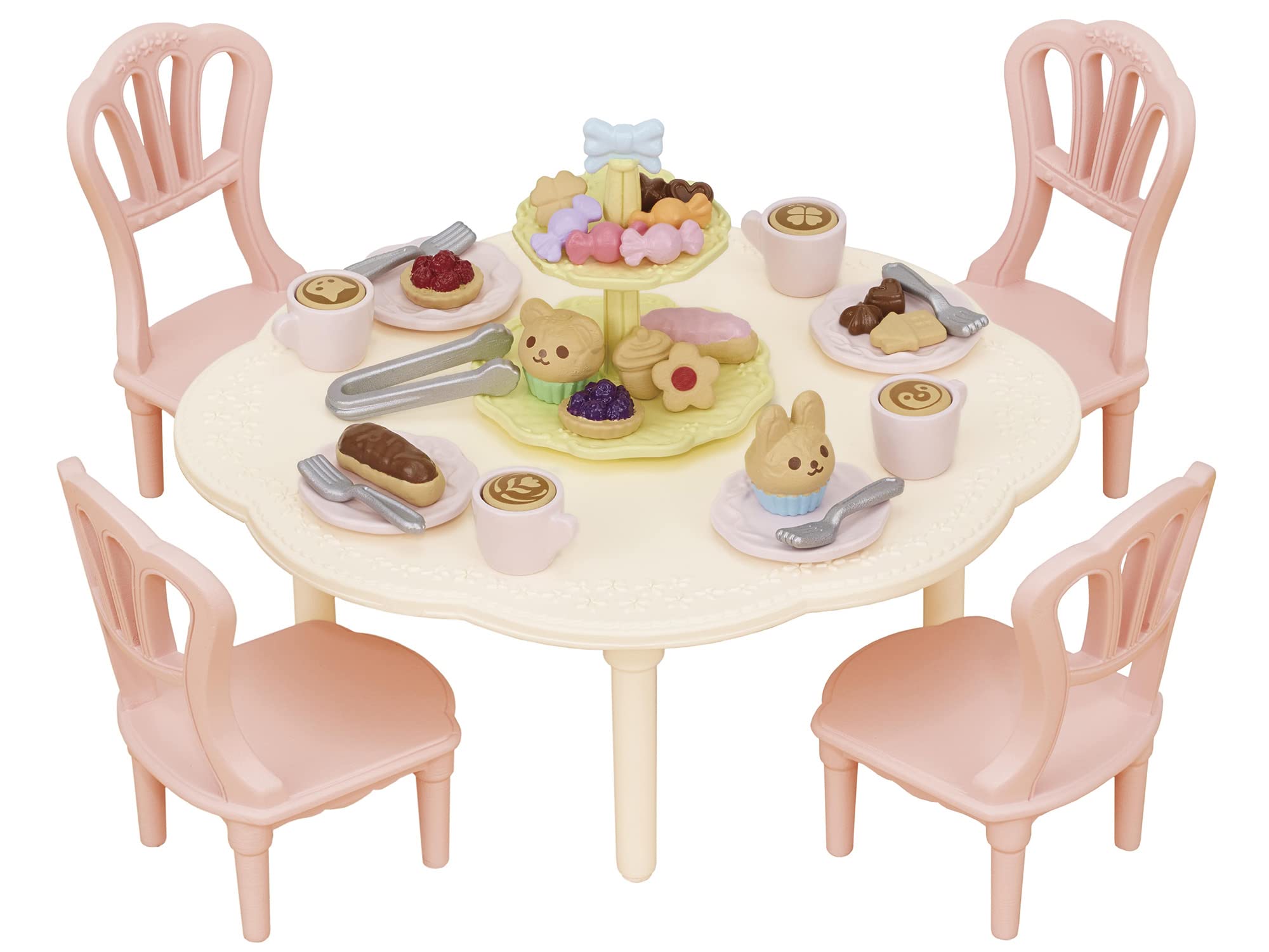Sylvanian Families Sweets Party Set 5742 - 30-Piece Dollhouse Playset for Ages 3+ 1