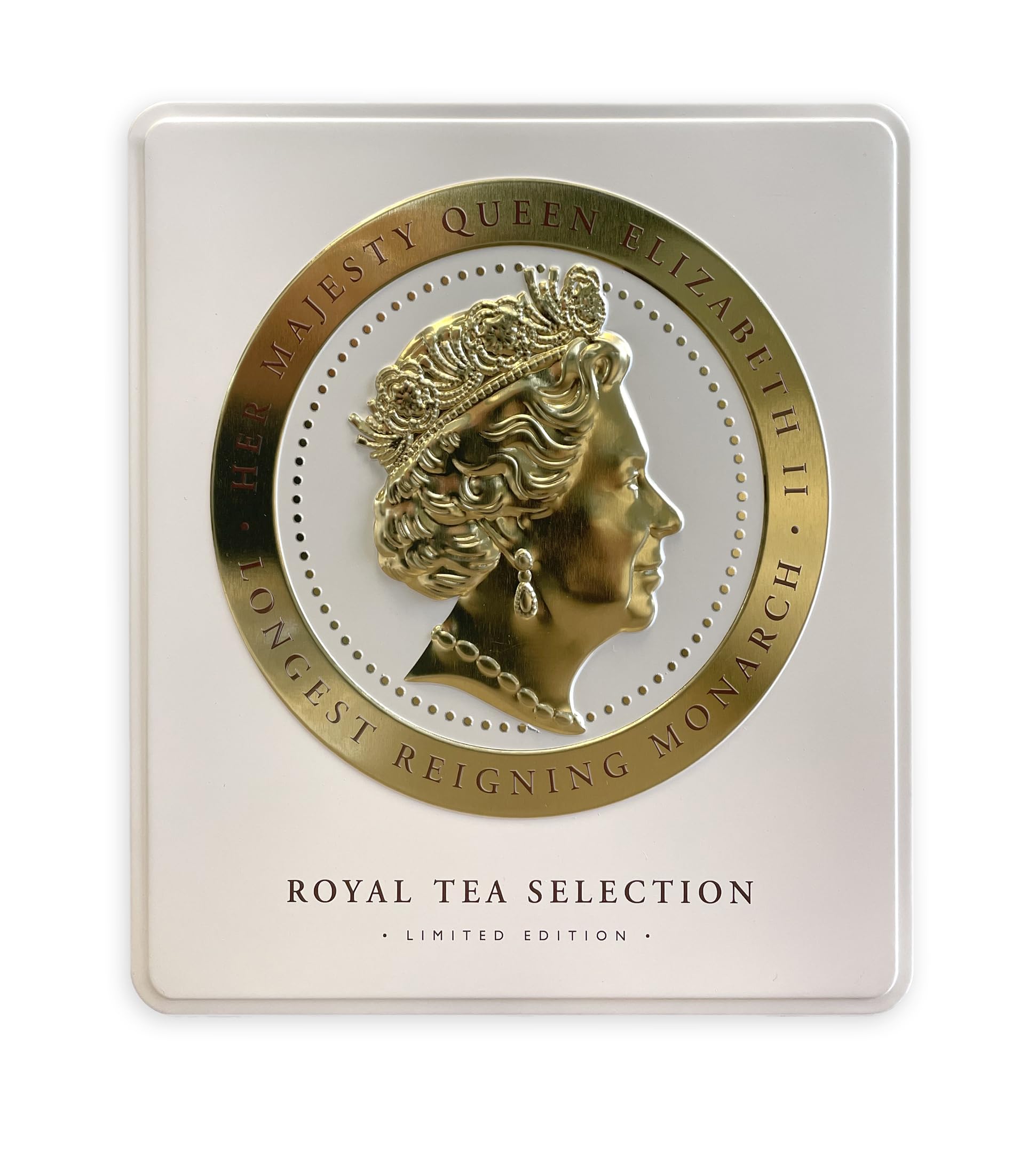 Ahmad Tea Royal Tea Selection Cameo Caddy - 32 Teabags | Ivory Caddy | Christmas Gift