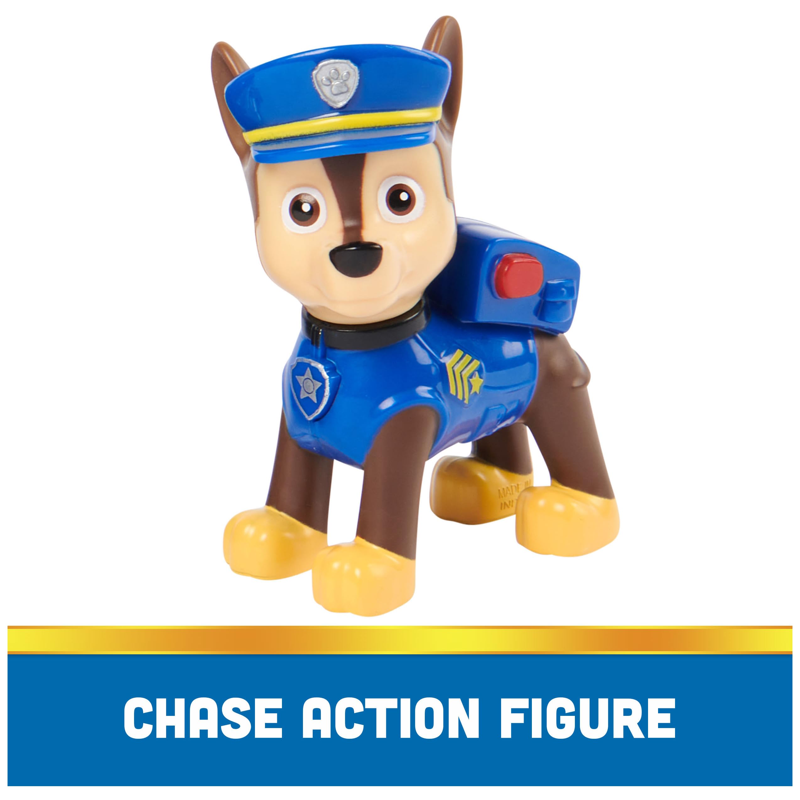 Chase's Patrol Cruiser - PAW Patrol Toy Car with Collectible Action Figure for Kids 3+
