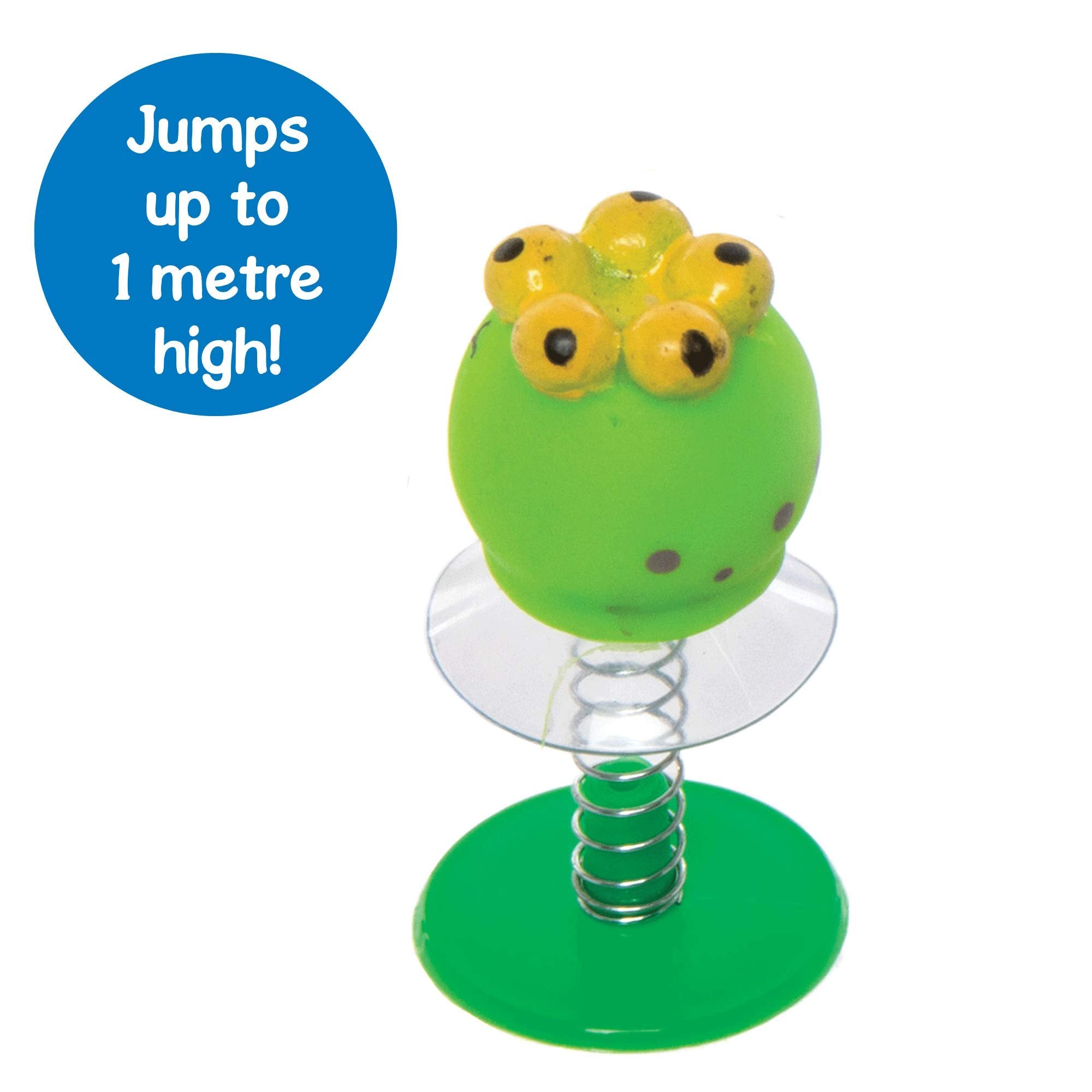 Baker Ross Monster Jump Poppers - Assorted Jumping Toys for Kids, Pack of 6 9