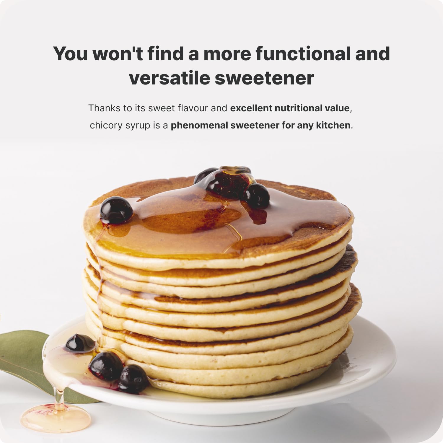 Vilgain Chicorée-Sirup | Natürlicher Süßstoff mit 69 % präbiotischen Ballaststoffen | Wenig Zucker | Diabetikerfreundlich 6