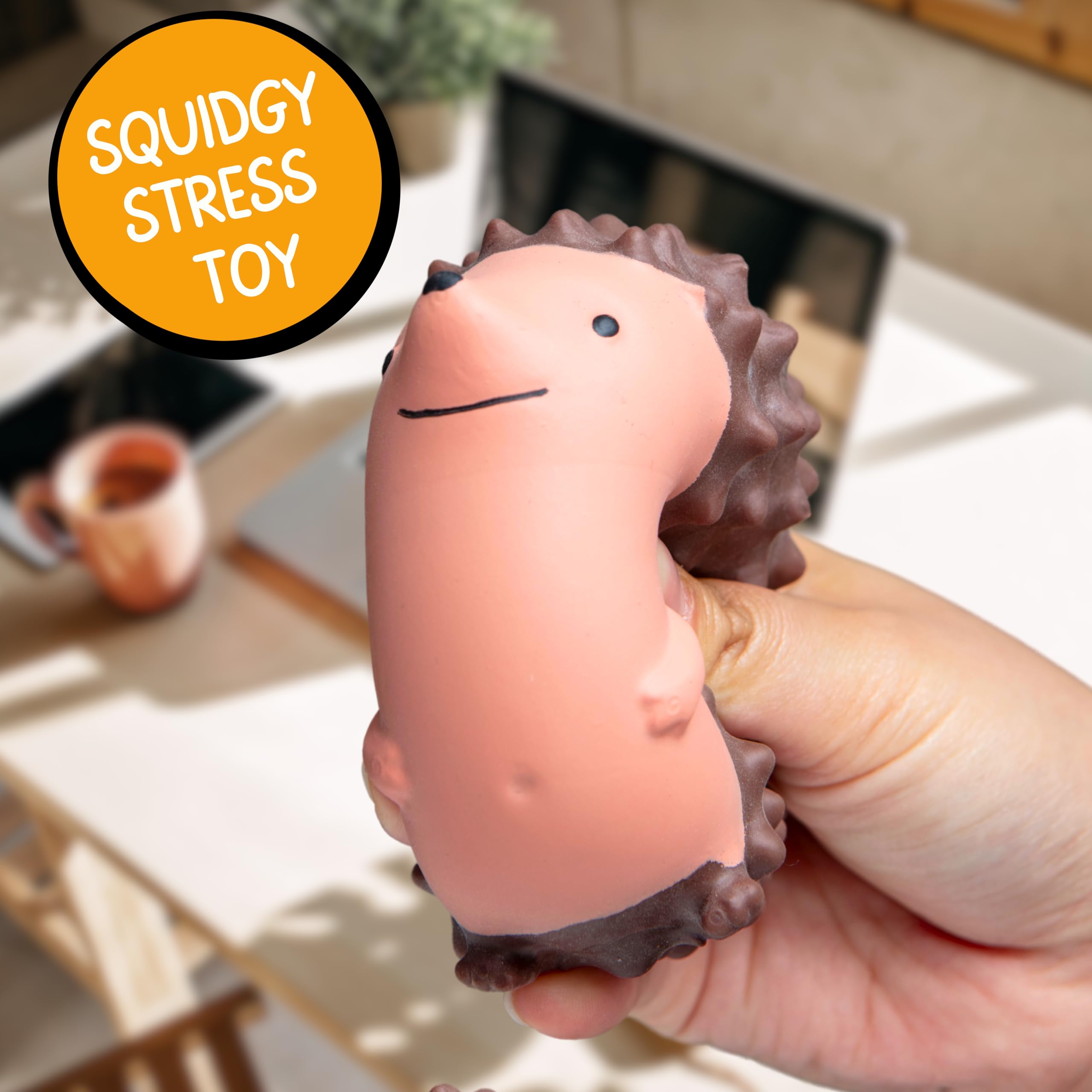Stress Hog Squishy Hedgehog Toy - Fun Anxiety Relief for Adults & Teens 8