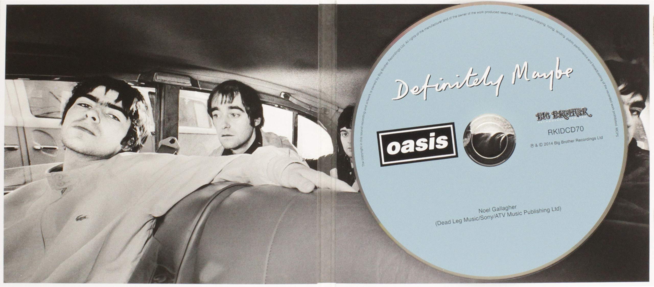 Oasis - Definitely Maybe Audio CD 4