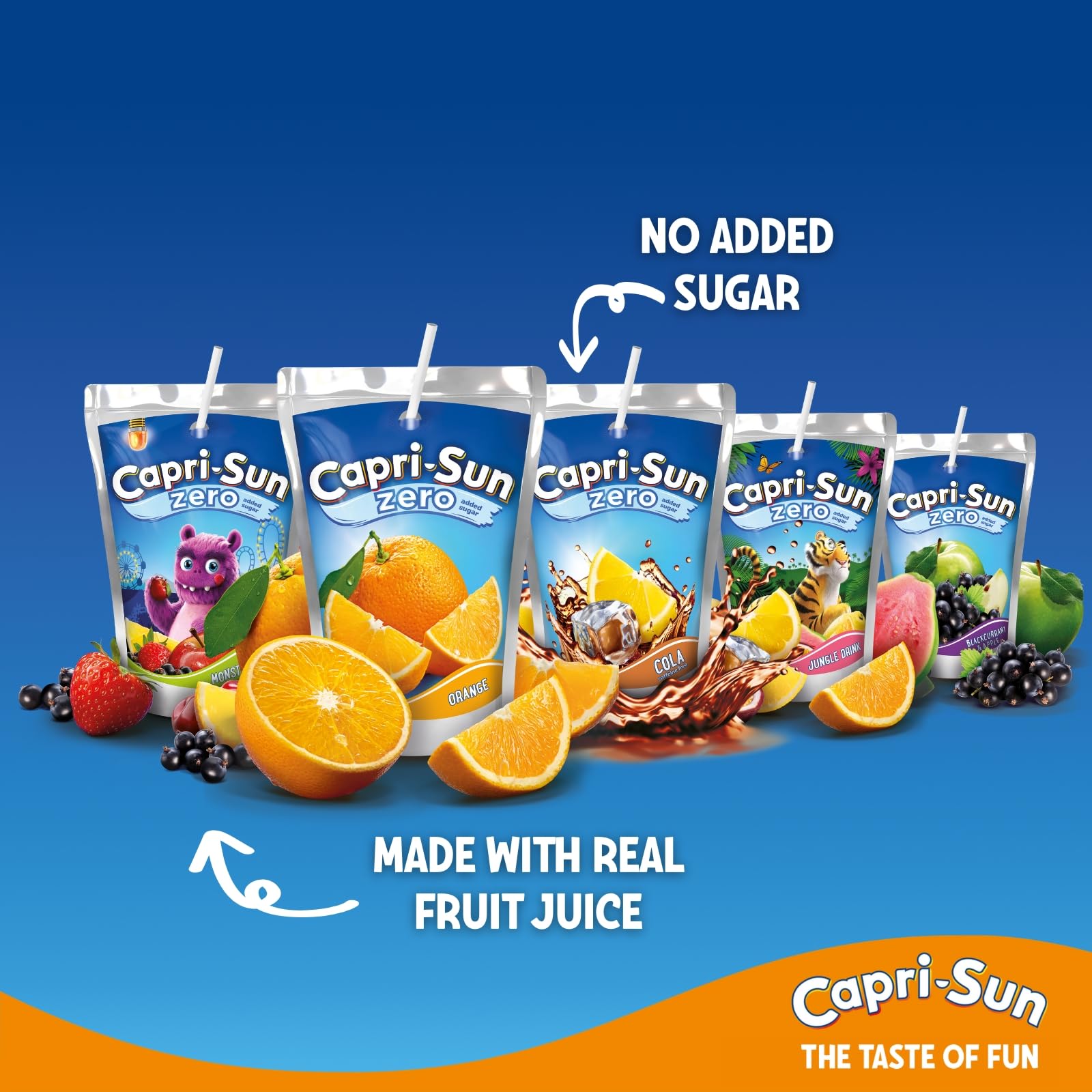 Capri-Sun Zero Cola Kids Juice Drink (4 x 200ml) - Caffeine Free, No Added Sugar 6