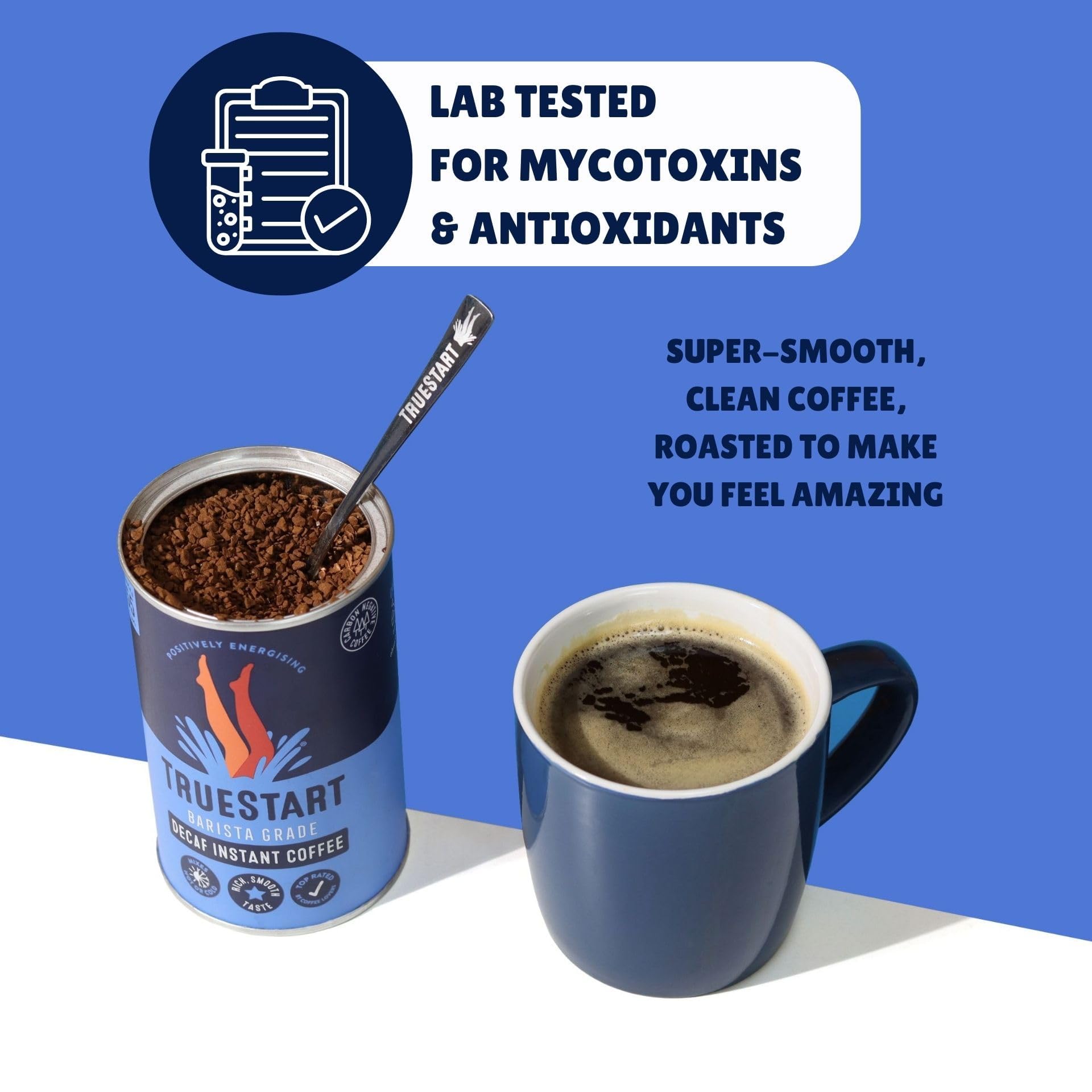 TrueStart - Barista Grade Decaf Instant Coffee 100% Brazilian Arabica 7