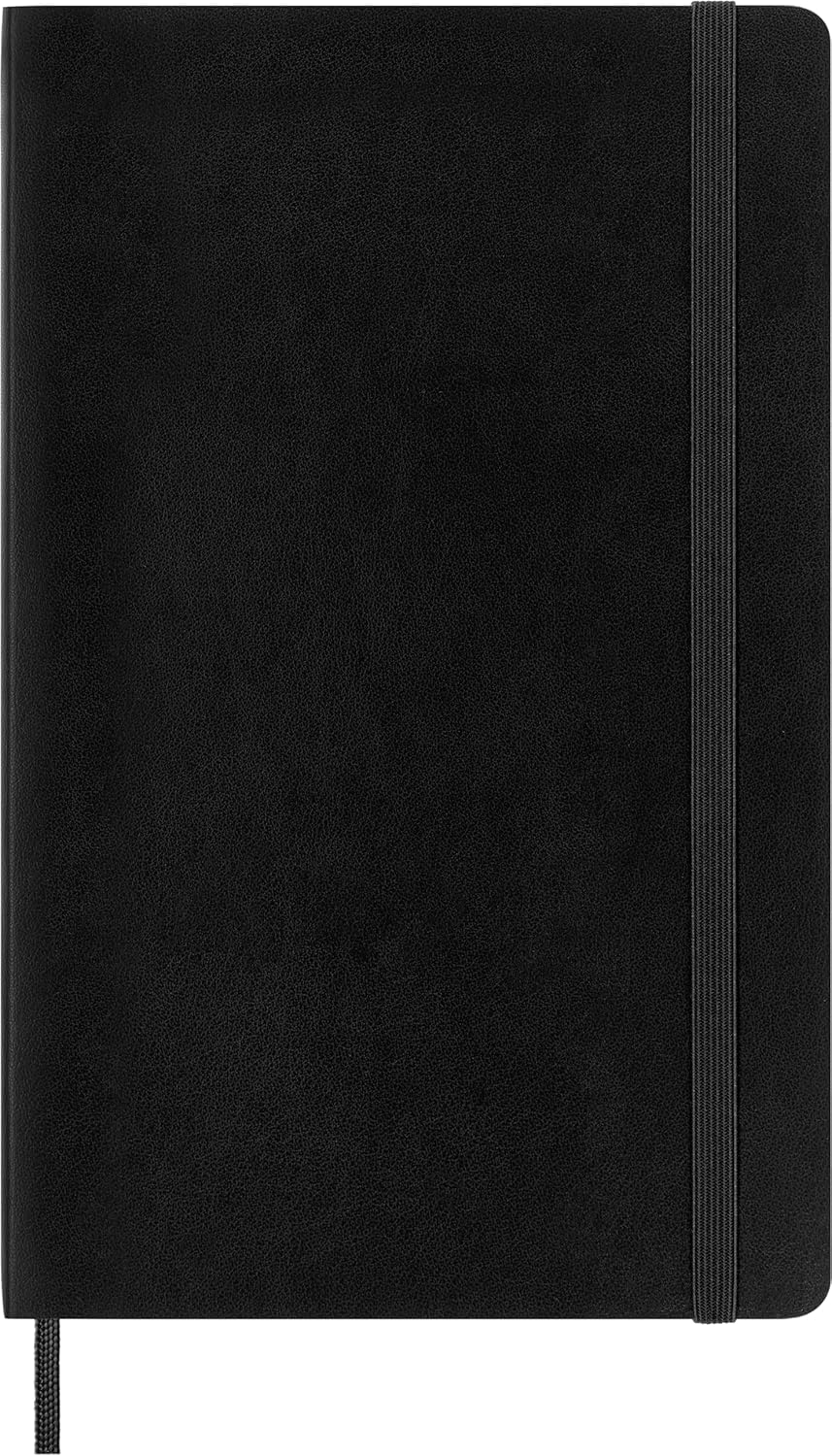 Moleskine Classic Dotted Paper Notebook - Soft Cover, Black, Large A5, 192 Pages