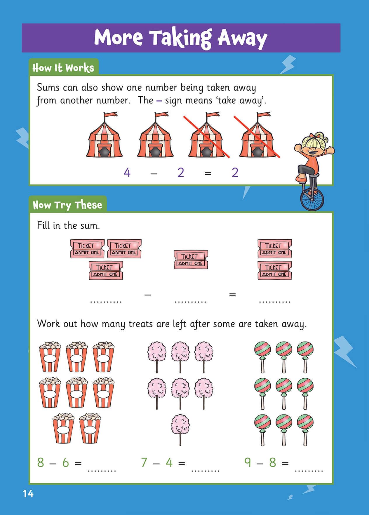 CGP First Sums Activity Book for Ages 4-5 (Reception) | Addition & Subtraction Practice 4