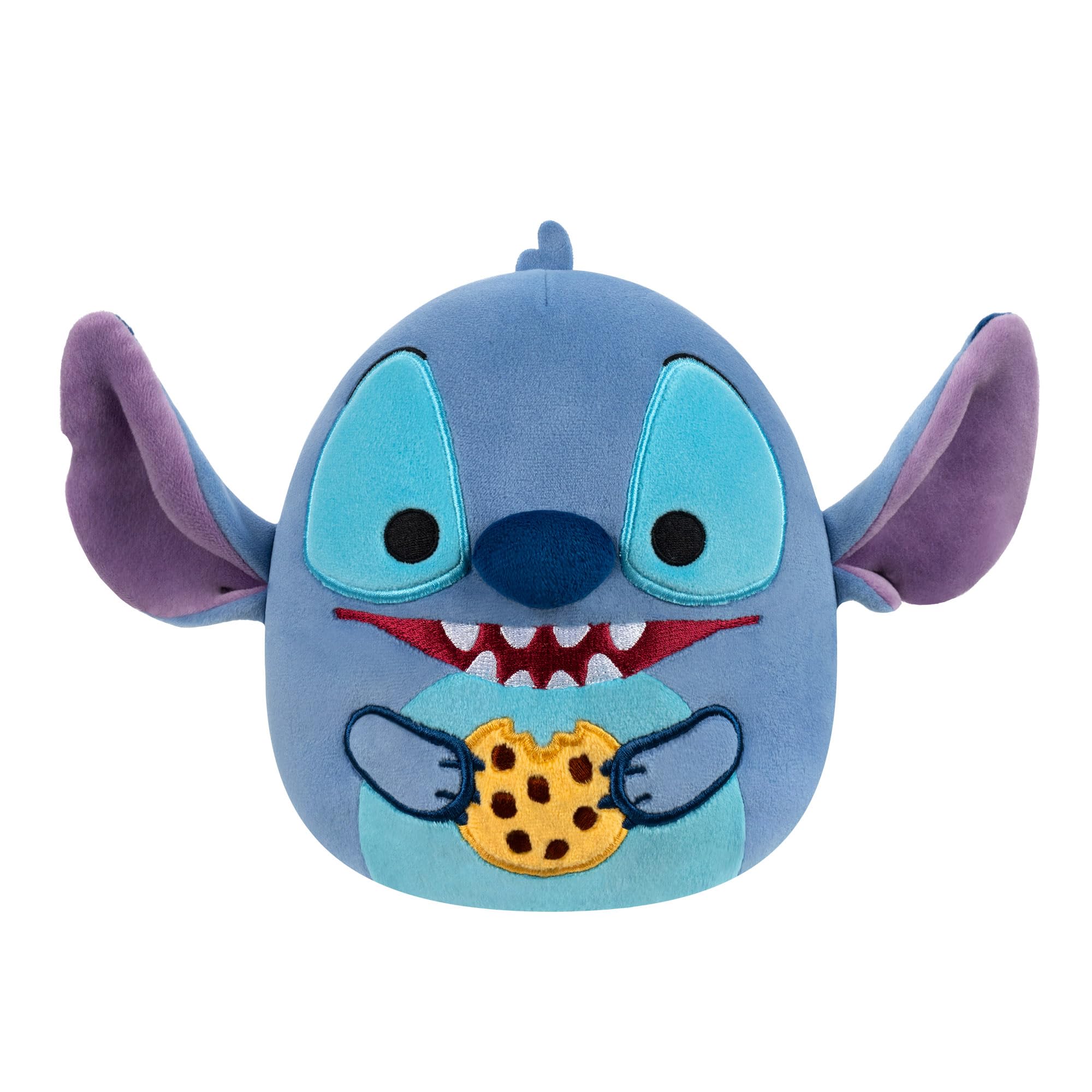 Squishmallows 8-Inch Chef Stitch Eating Chocolate Chip Cookie Plush - Disney Lilo & Stitch