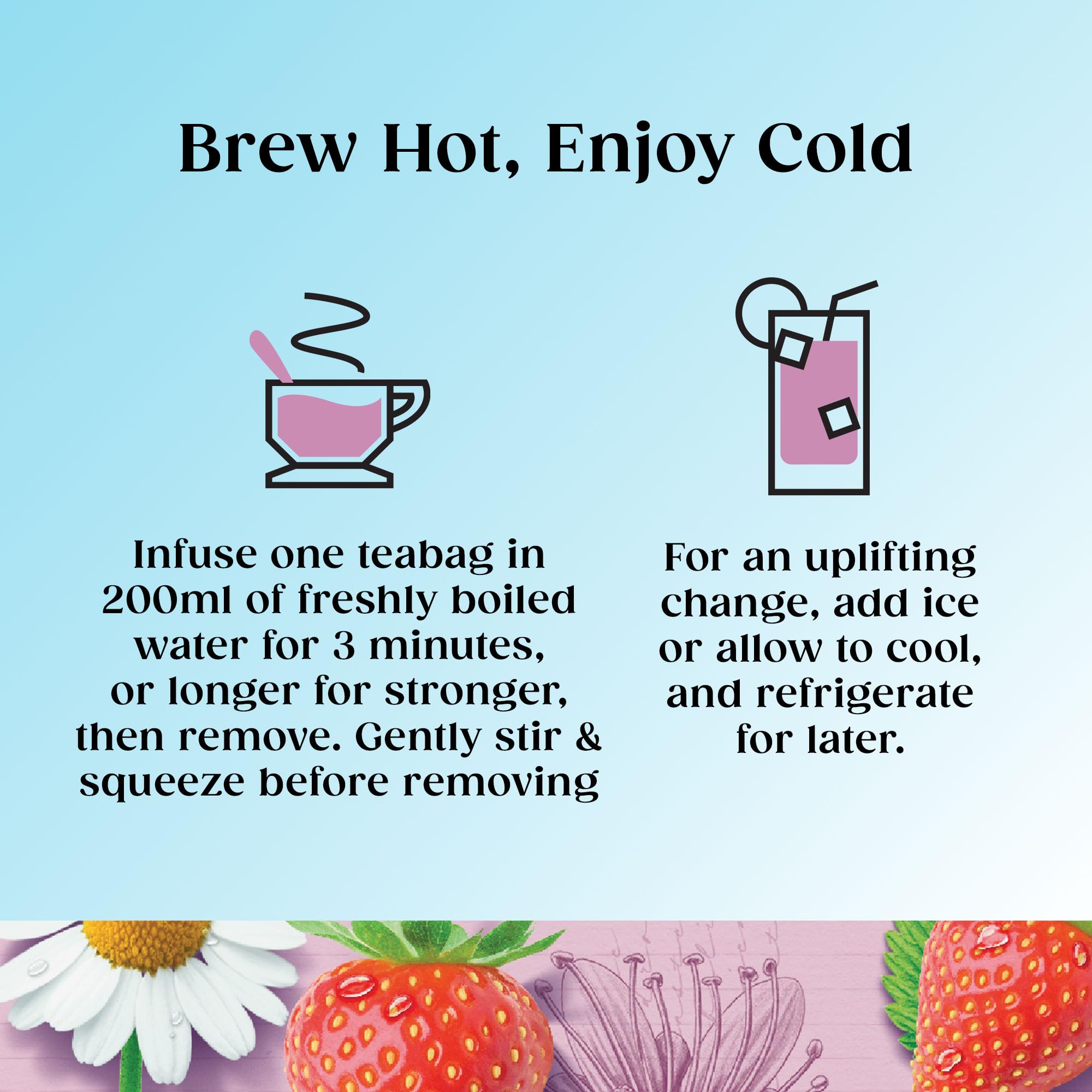 Twinings Superblends Unwind Tea - Strawberry Herbal Infusion with Camomile, Lemon Balm, Limeflower & Vitamin B12, 80 Biodegradable Tea Bags 5